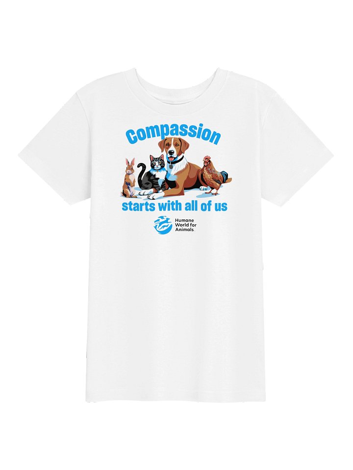 Compassion starts with all of us - Illustration - Kids shirt product image (1)