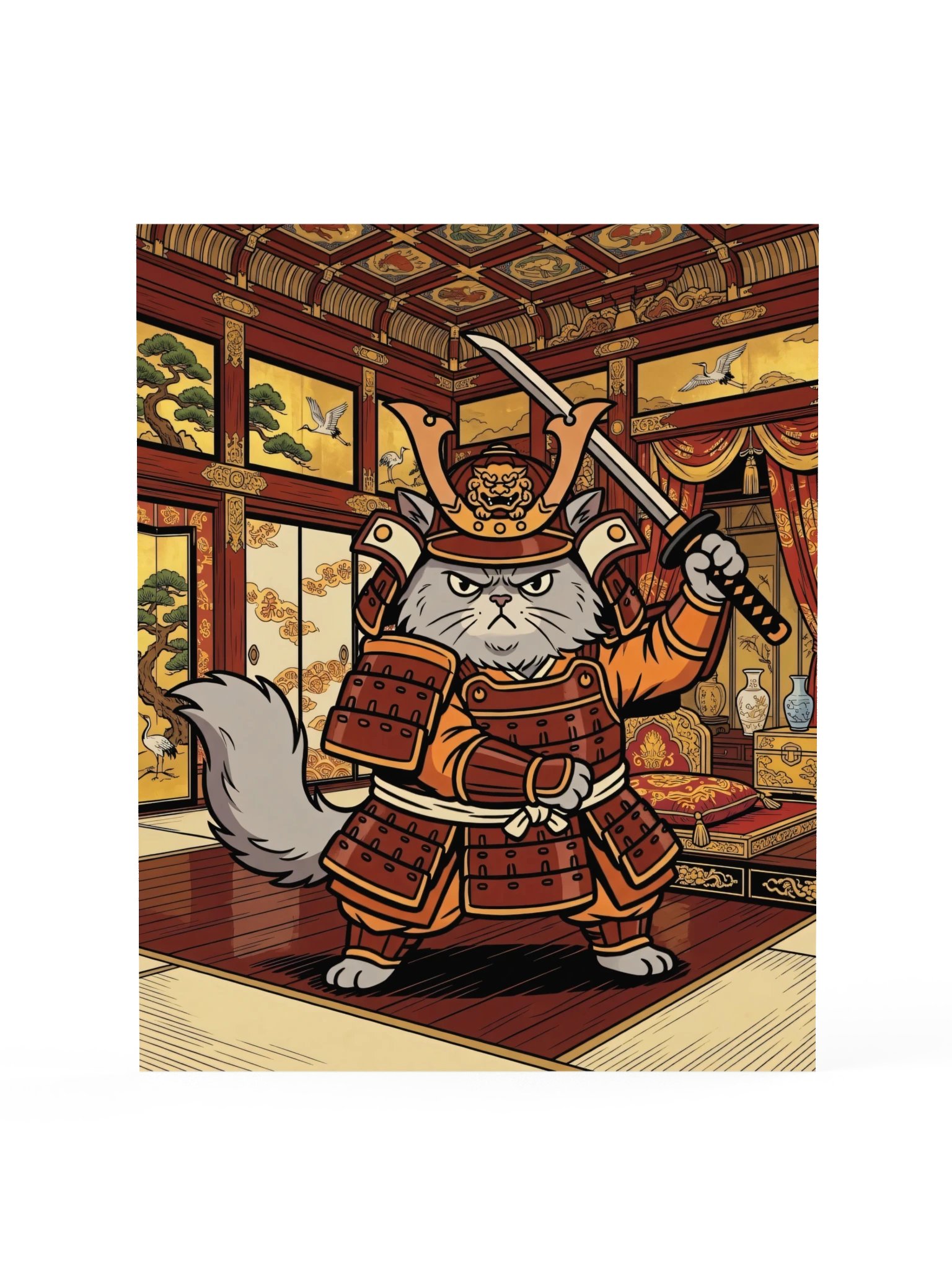 Shogun Cat Poster product image (15)