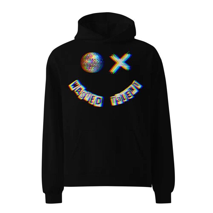 OG WASTED TALENT GLITCH SMILEY PREMIUM HOODIE product image (1)