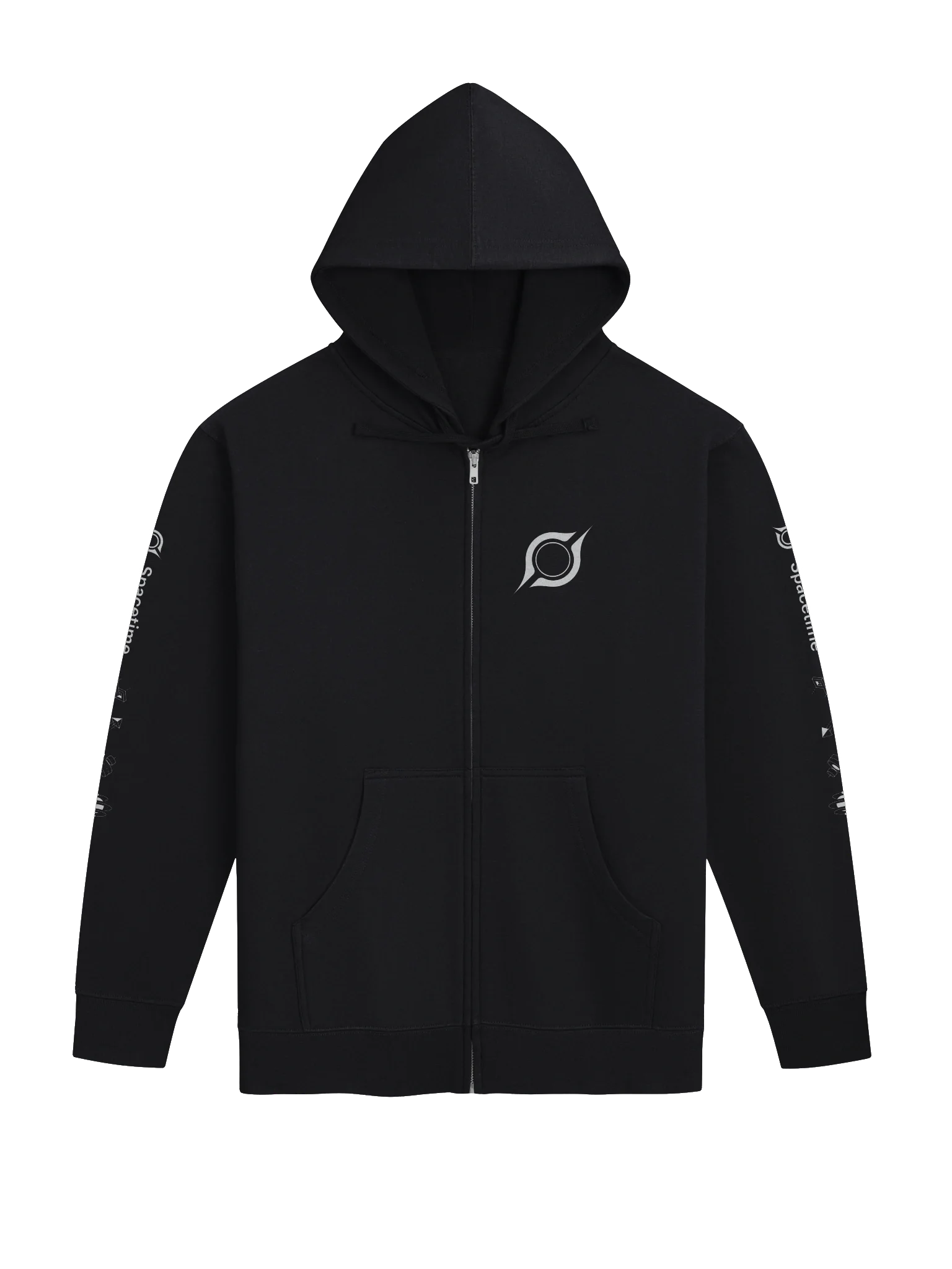 Spacetime Mission Patch Zip Hoodie