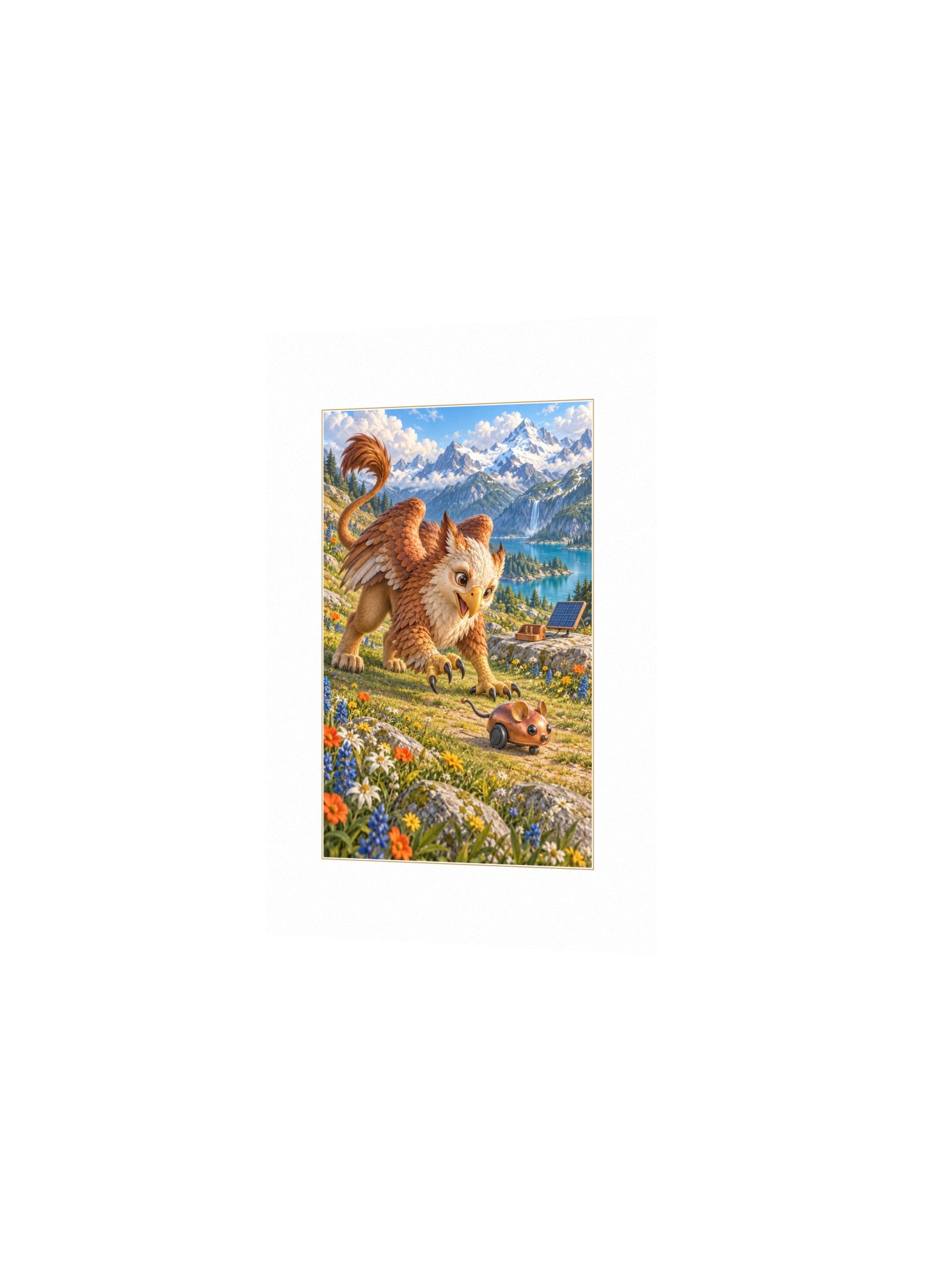 Pounce Protocol Small Art Print product image (2)