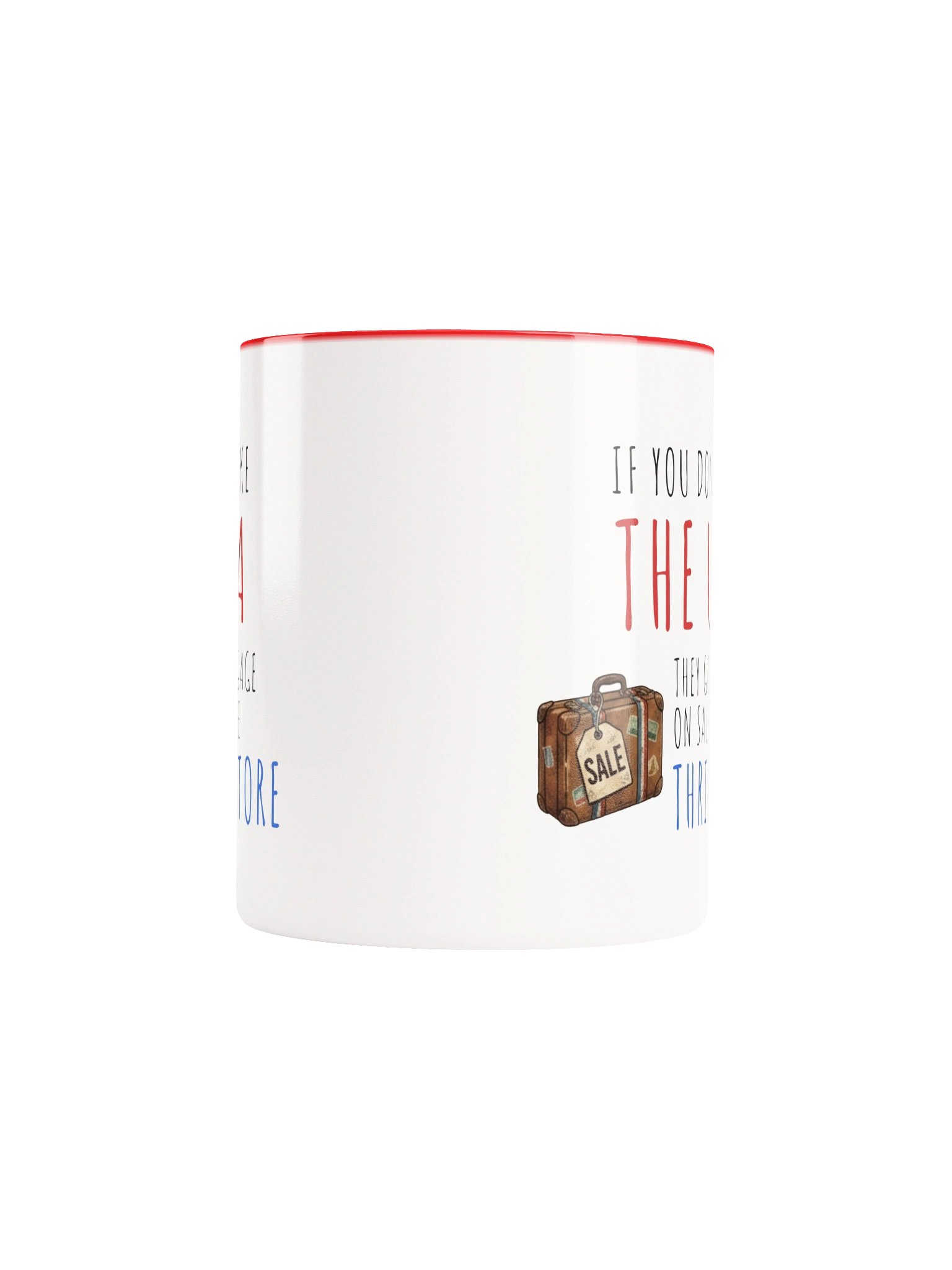 The Luggage Mug - Red Handle product image (10)