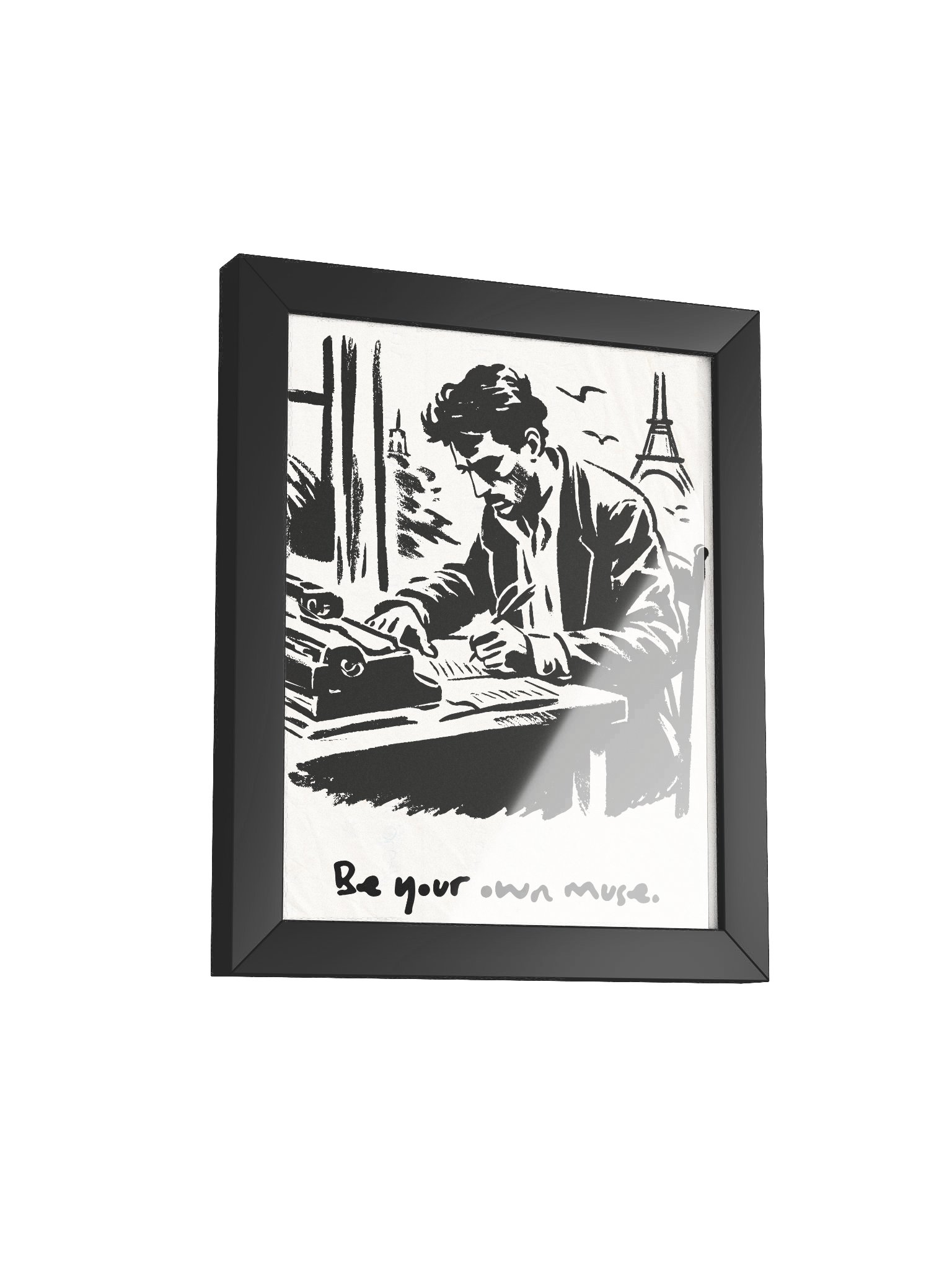 Be Your Own Muse Framed Paris Poster product image (7)