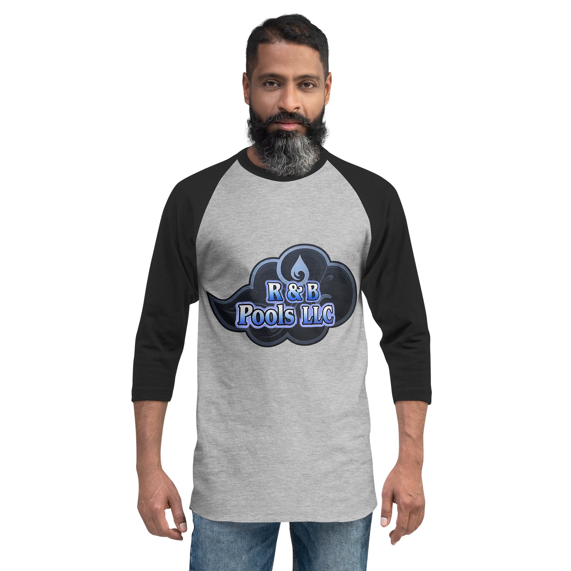 R&B Pools Cloud Logo Raglan Tee product image (2)
