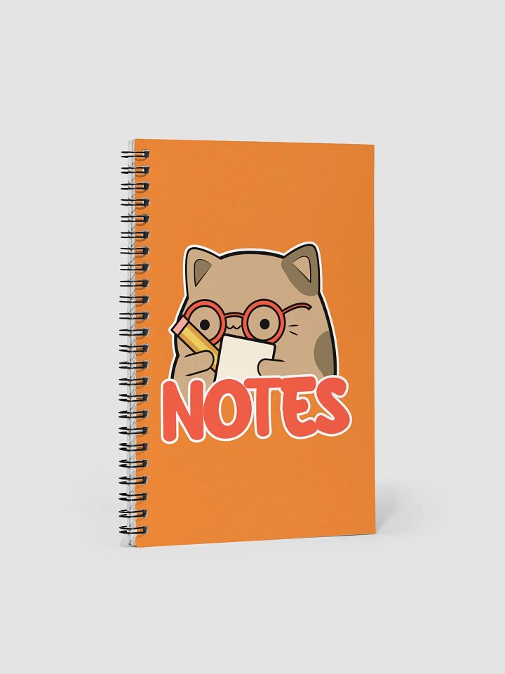 Potato Cat spiral notebook - Orange product image (1)