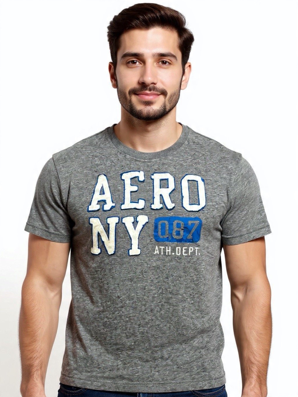 Aeropostale t-shirt gray small product image (1)