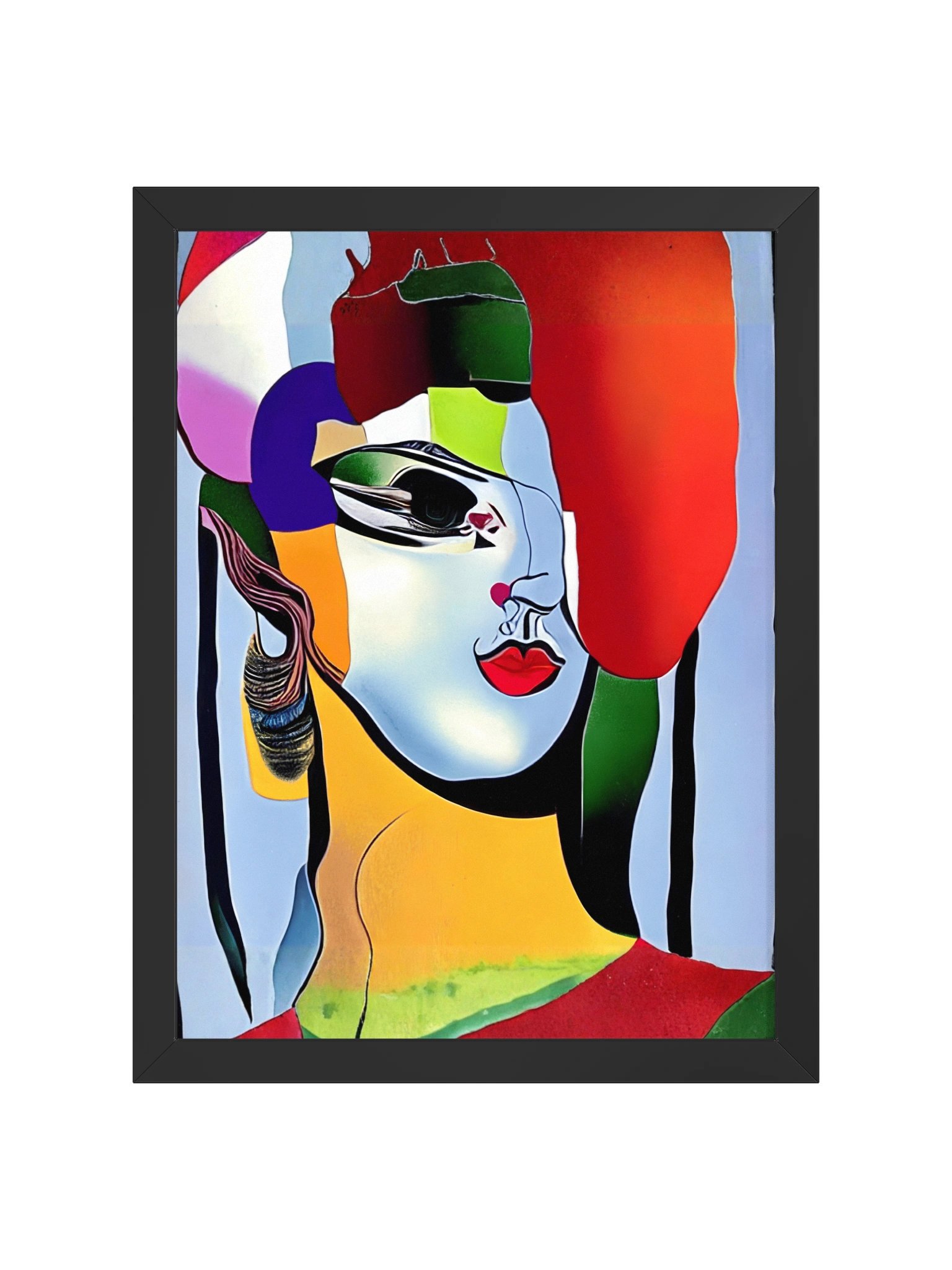 FRAGMENTED ELEGANCE | Framed Art Print product image (2)