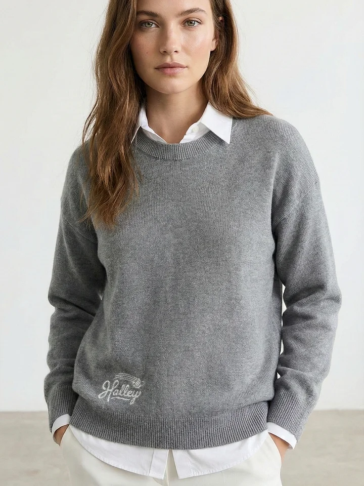Grey Knitted Sweater product image (1)