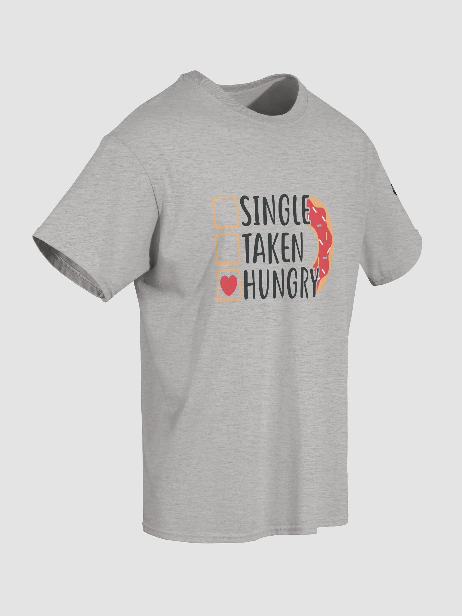Single. Taken. Hungry. (Donut Edition) – Light Tee product image (5)