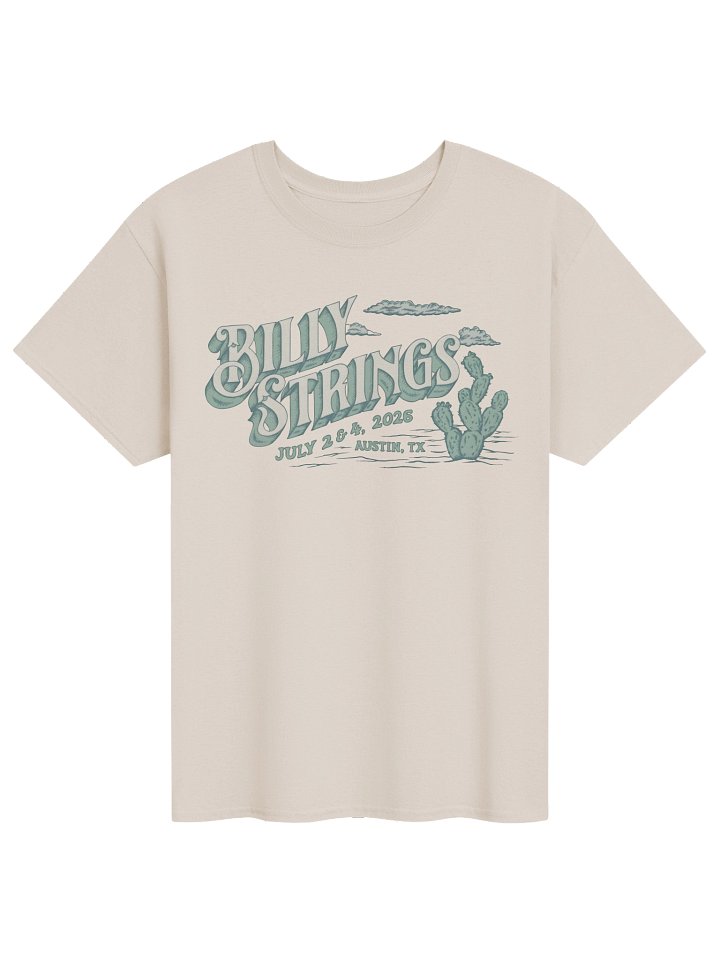 Billy Strings Austin City Cactus Tee Tshirt product image (1)