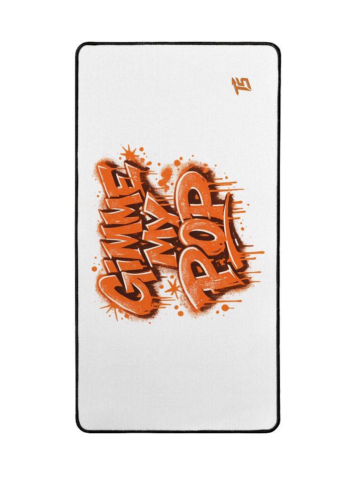 Trigga5Trey Gimme My Pop Desk Mat (White) product image (2)