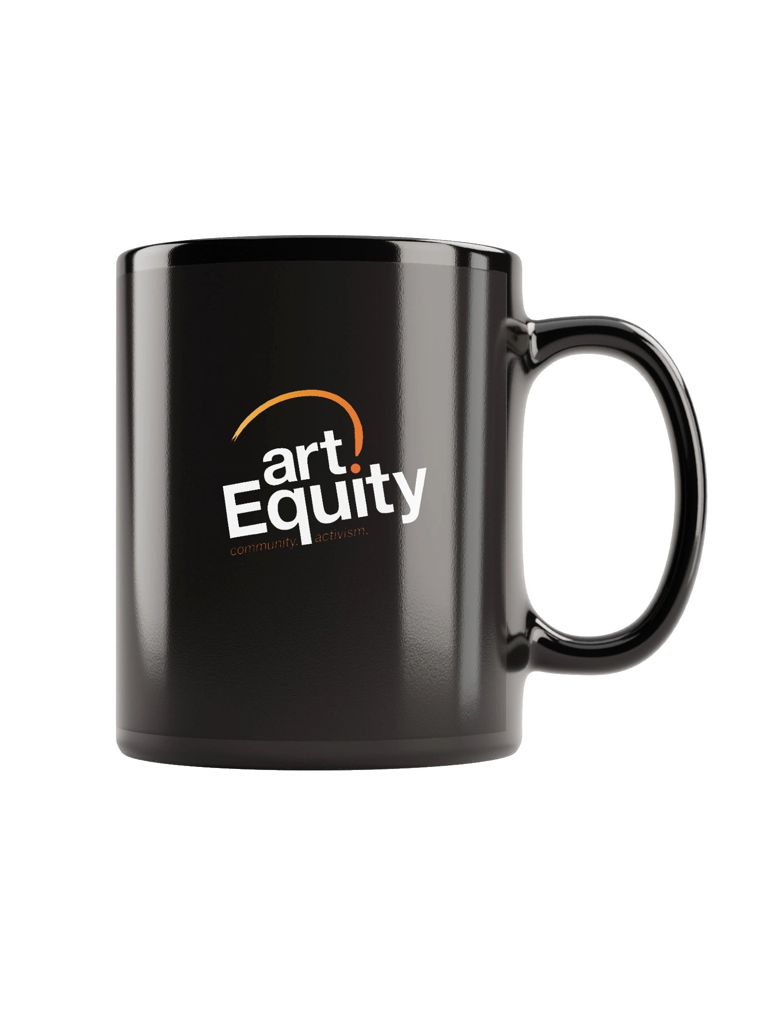 Black Playwright—Glossy Black Mug product image (3)