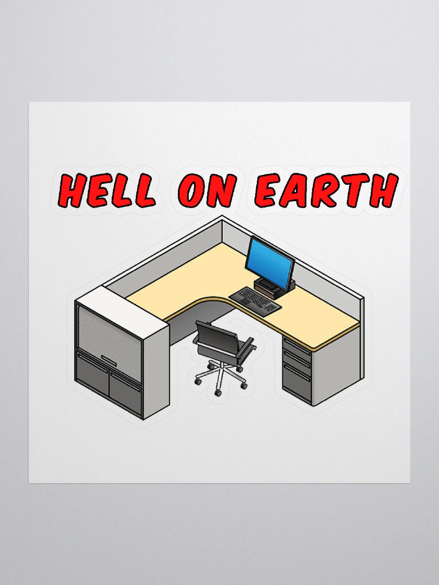 Hell On Earth Sticker product image (1)