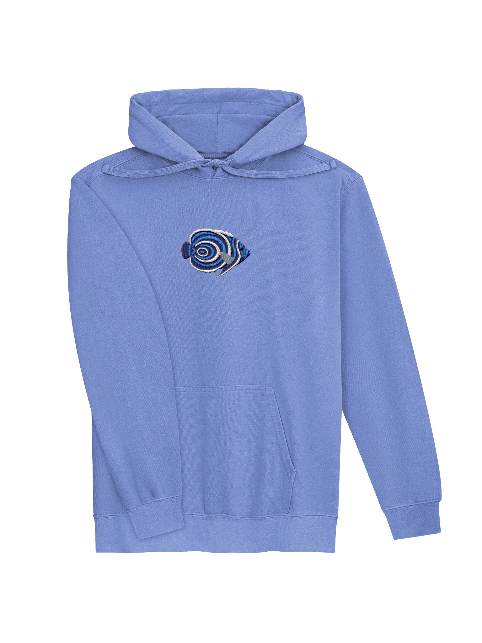 Juvenile Emperor Angelfish Premium Hooded Sweatshirt (Embroidered) for Reef and Marine Aquarium Lovers product image (15)