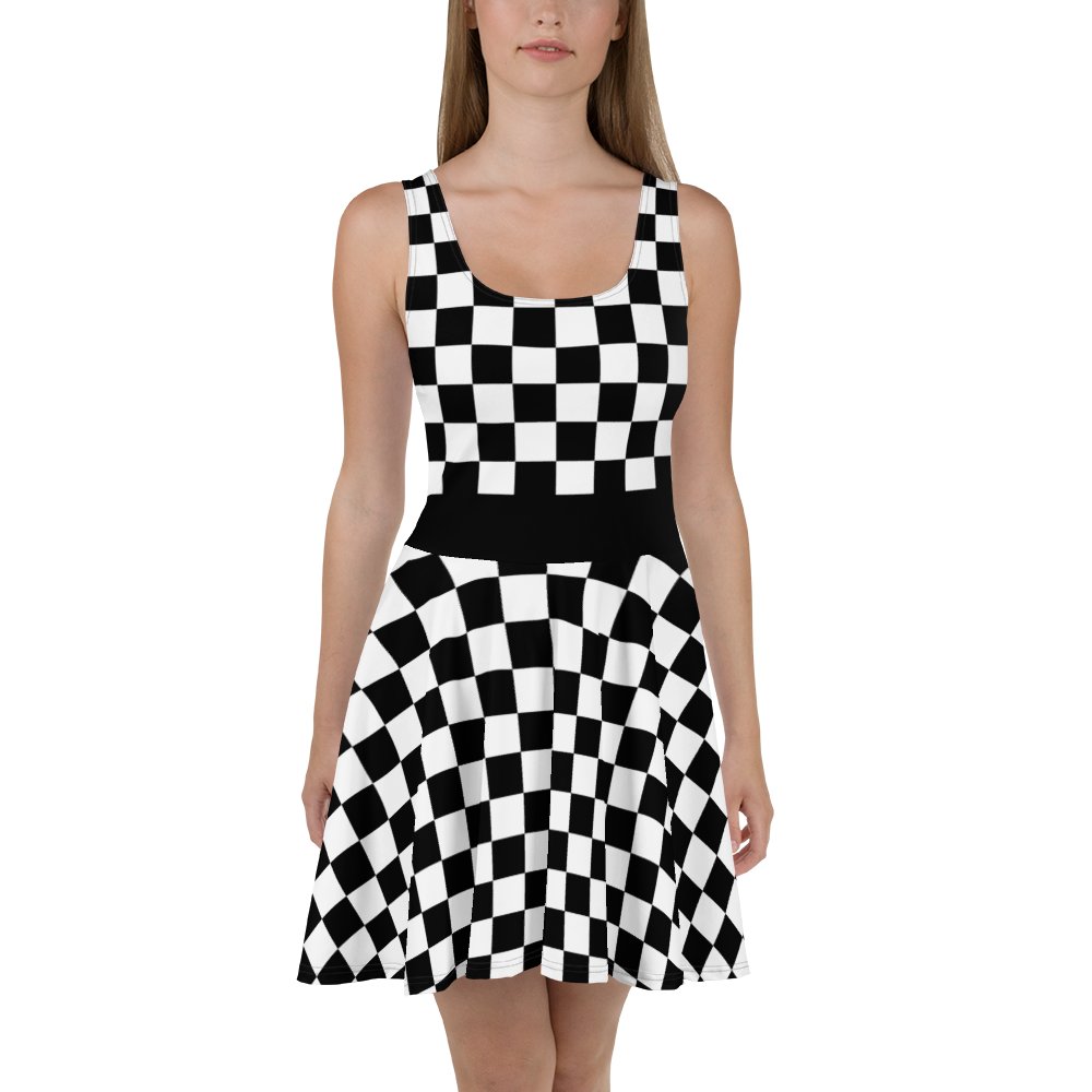Checkered Skater Dress product image (3)
