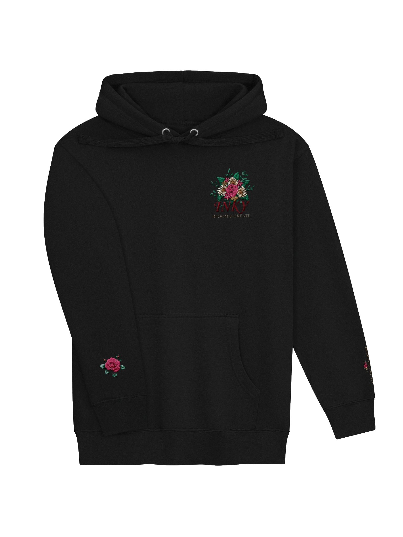 Inky Bloom Unisex Hoodie product image (3)