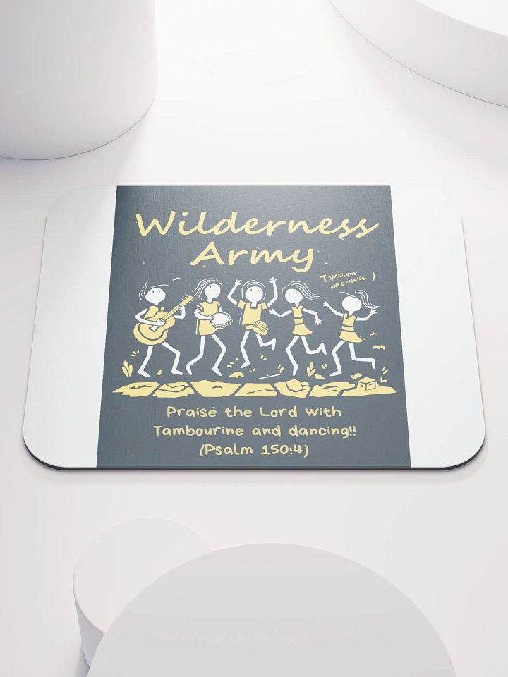 Wilderness Army Tambourine Dance Mouse Pad product image (1)