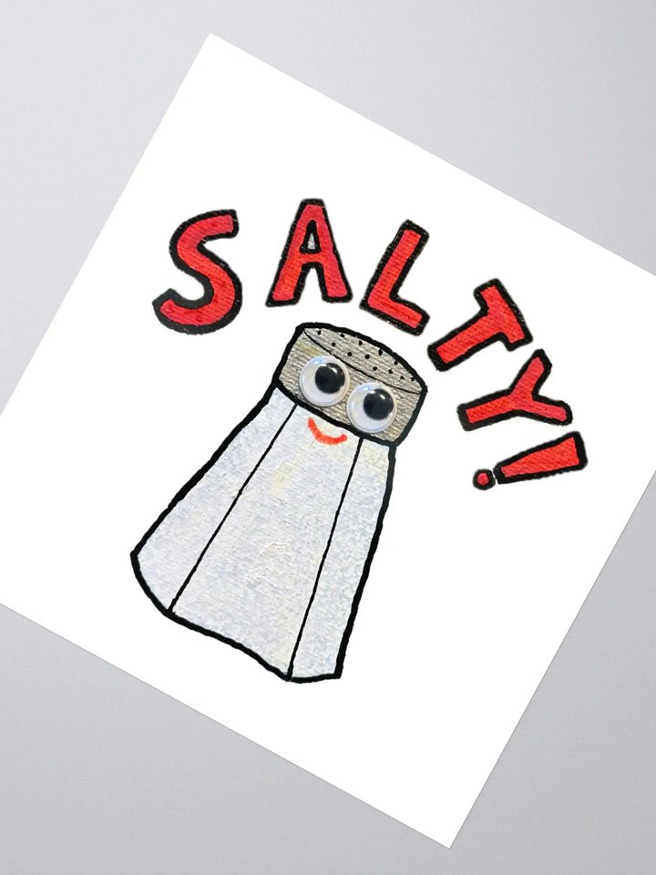 Salty Square Stickers 4x4 and Larger product image (2)