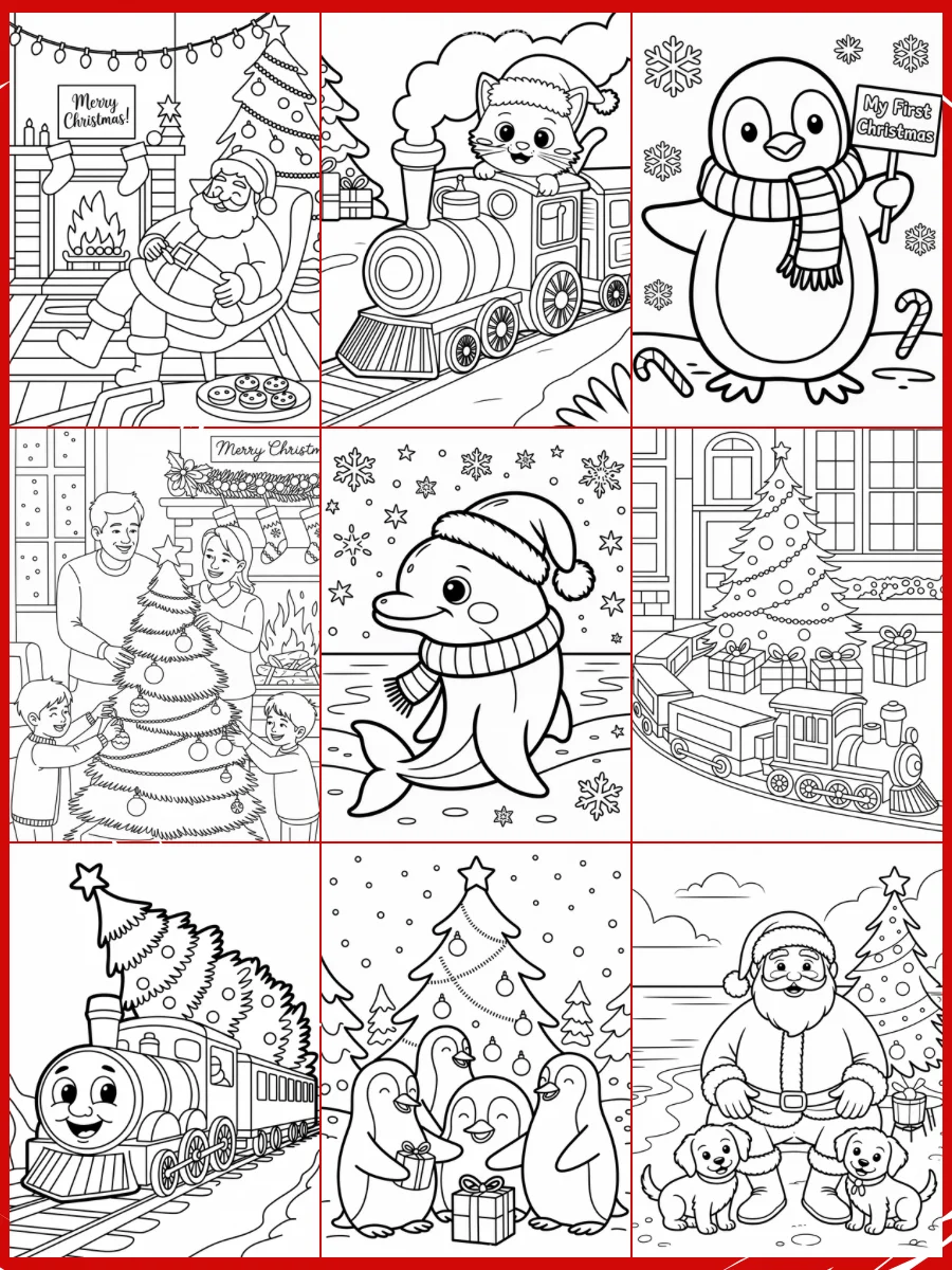 30+ Christmas Coloring Sub-niche Prompts for Ideogram Ai product image (2)