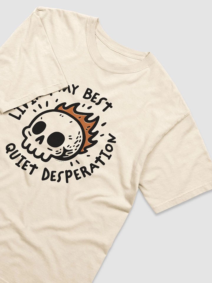 Living My Best Quiet Desperation Flaming Skull product image (6)