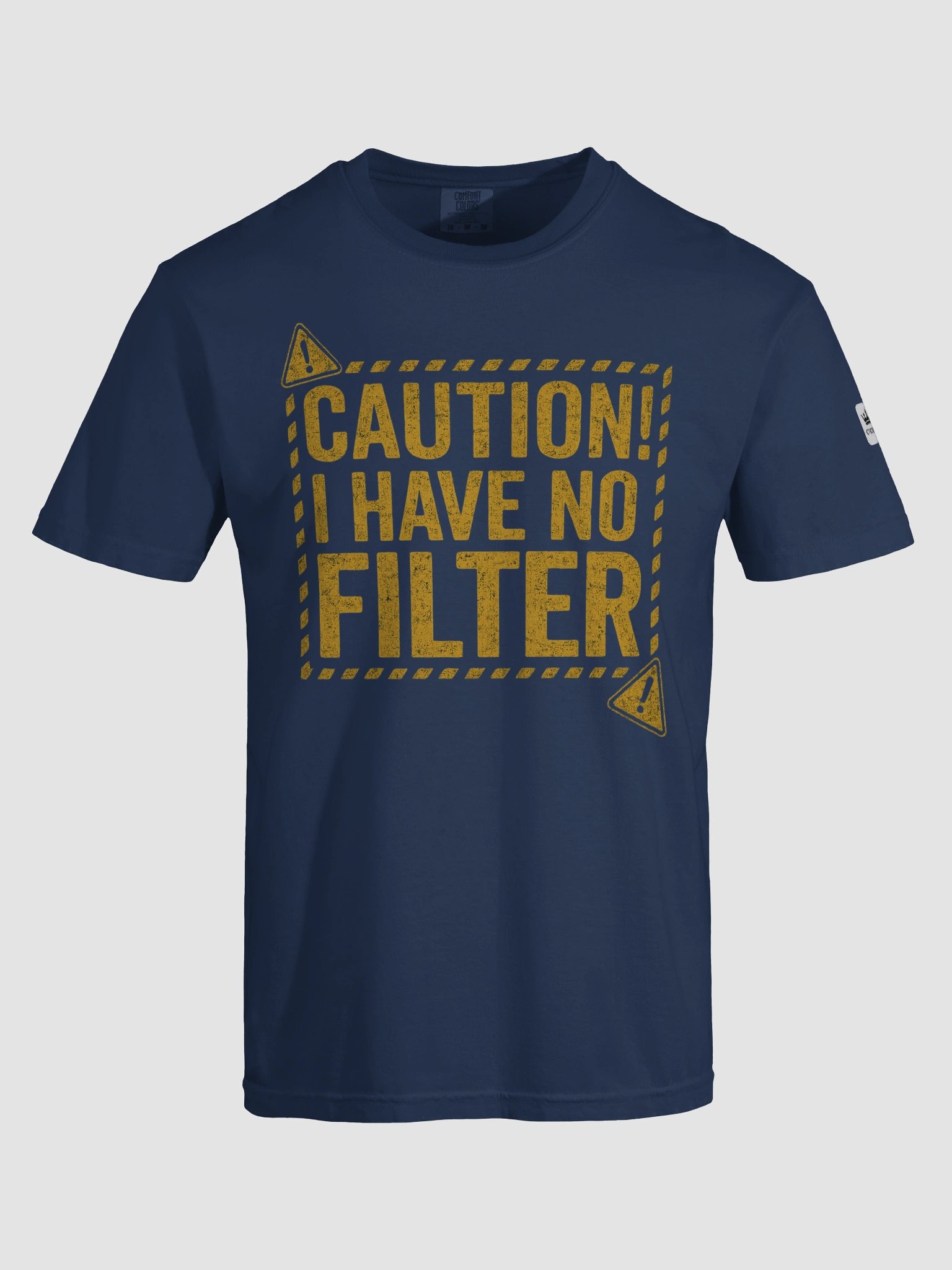 Caution: I Have No Filter Graphic T-Shirt product image (7)