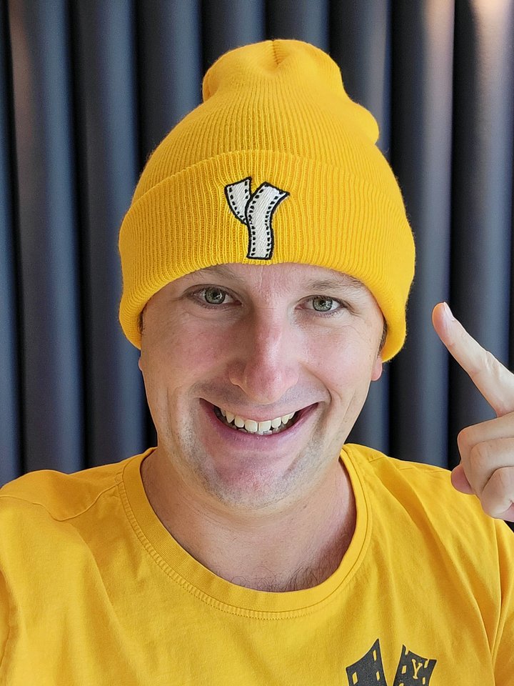 Yellow Productions Embroidered Cuffed Beanie product image (1)