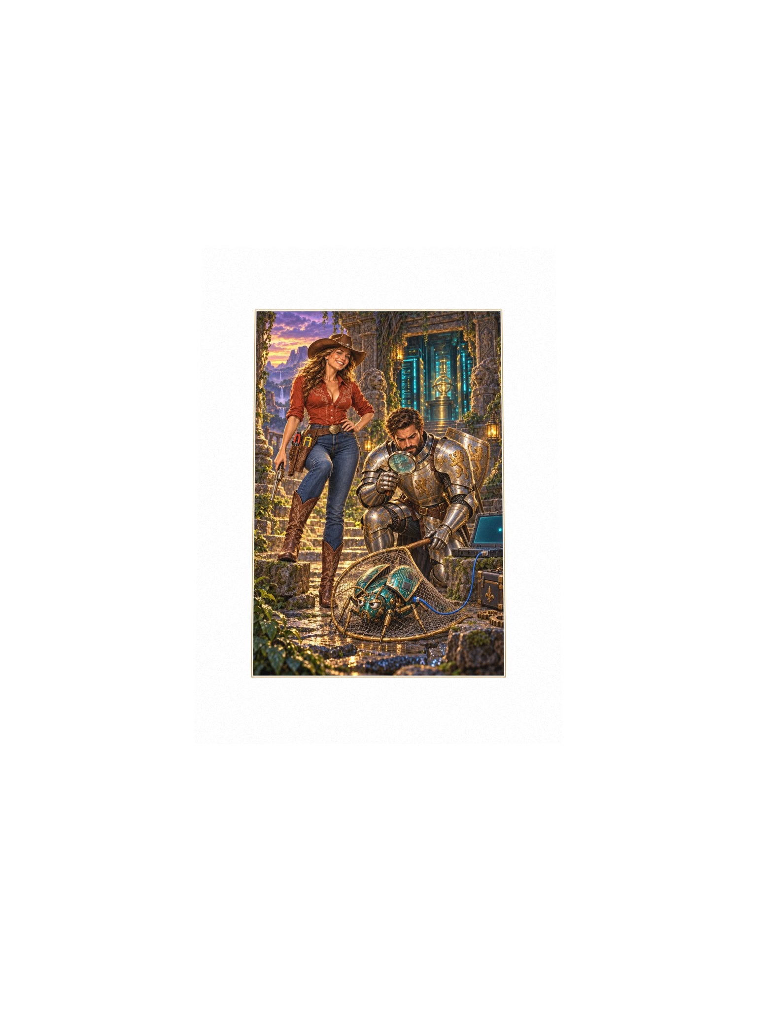 Bug Hunters Small Art Print product image (4)