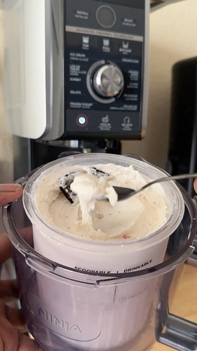 Continuing the experimentation with my Ninja Creami Deluxe, I took Coca-Cola Oreos mixed into homemade vanilla ice cream and ...