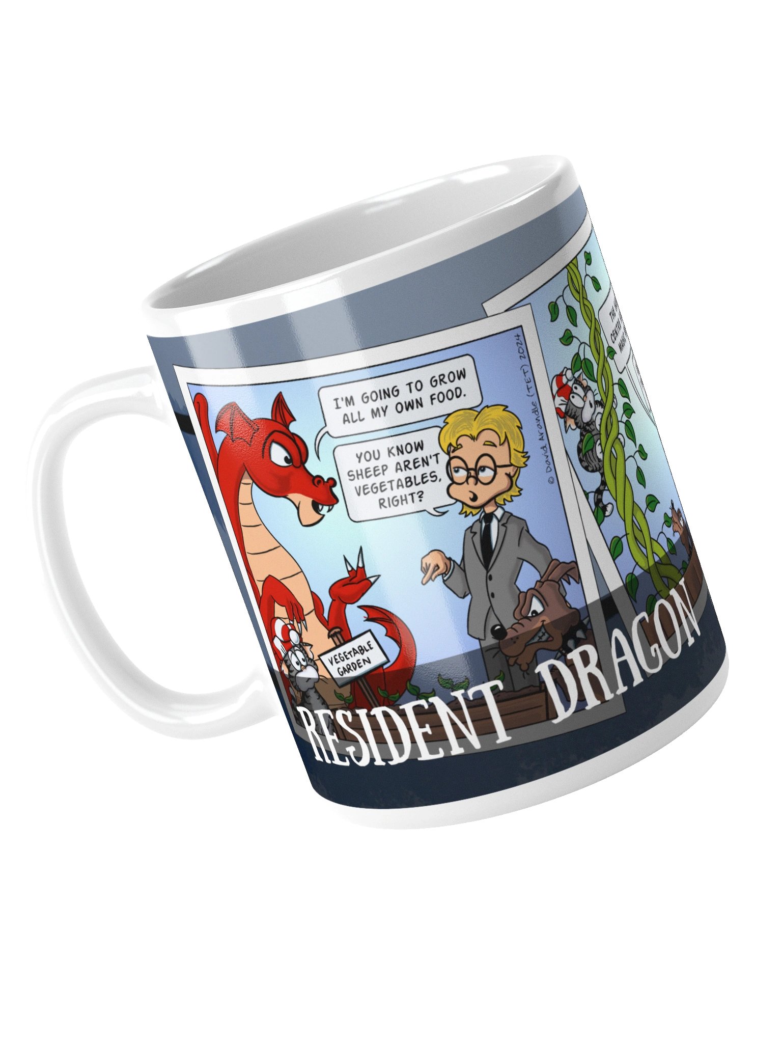 Resident Dragon Comic Grow Three-Panel Mug product image (7)