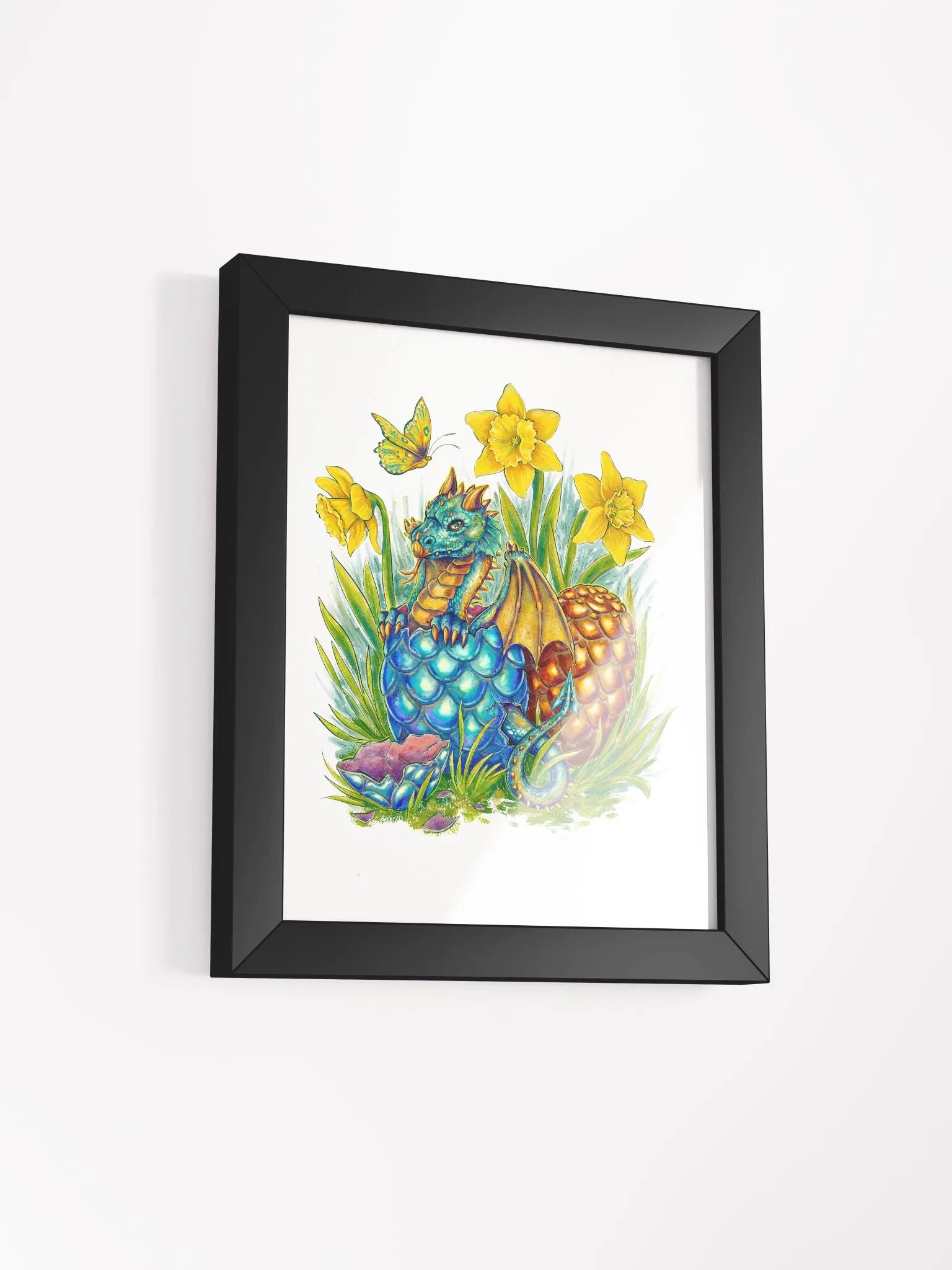 Dragon Hatchling Haven Framed Poster product image (49)