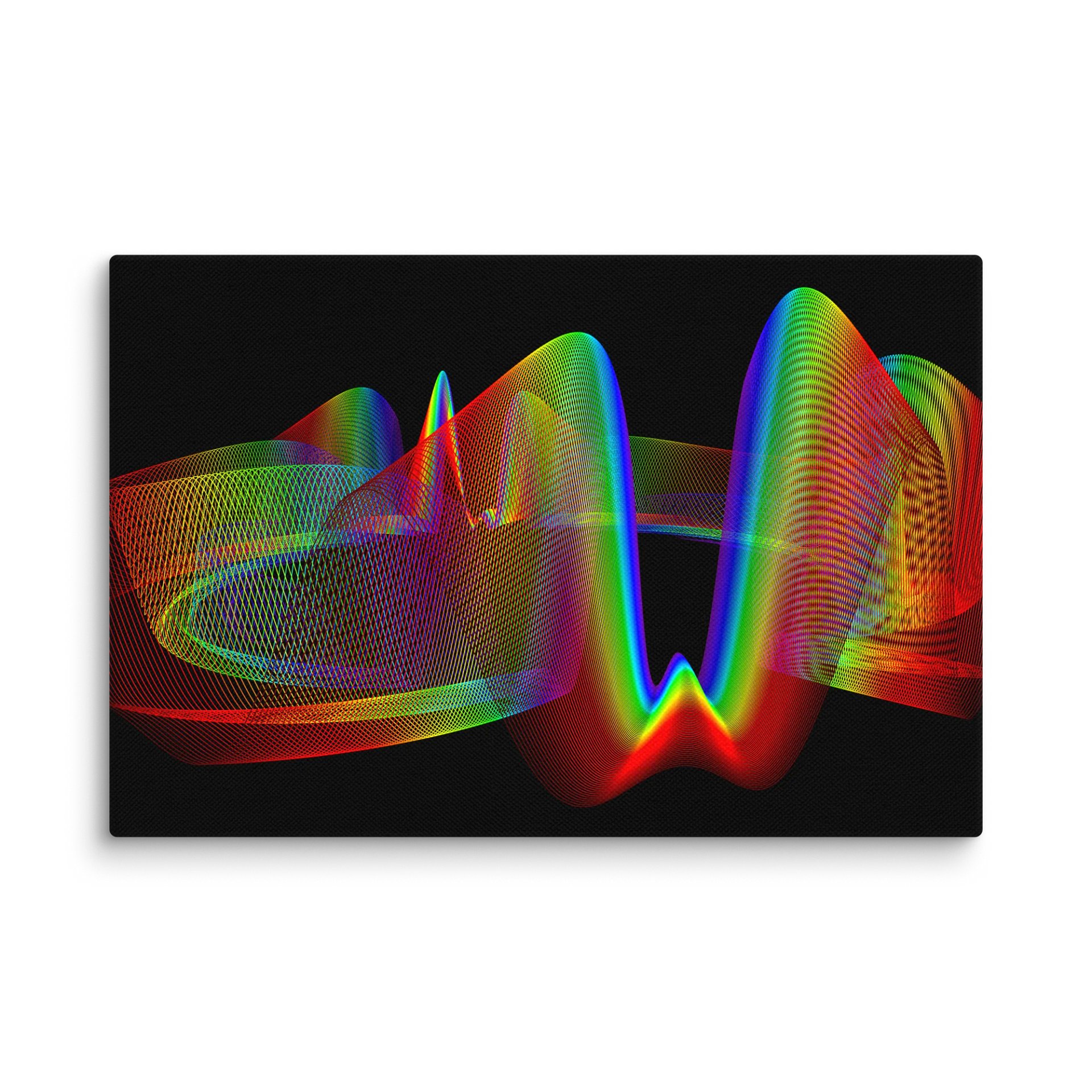 Sparse Spectral Spaceport Epsilon - Diffraction Curves Physics Art Canvas Print product image (1)