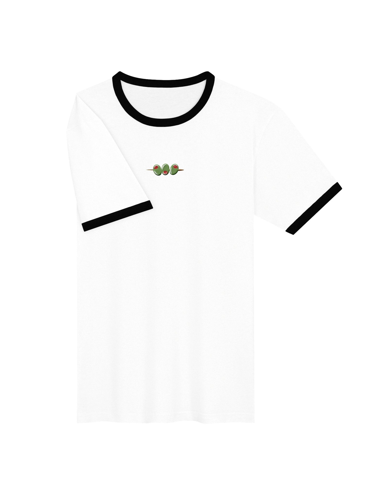 OlivesCrossing Embroidered Ringer Tee product image (5)