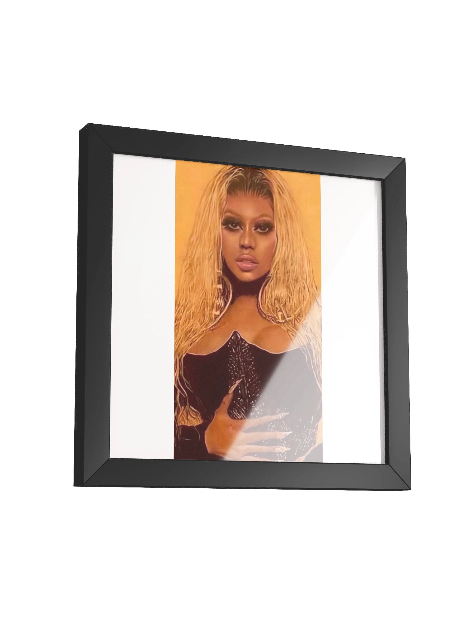 Nicki Minaj Colored Pencil Drawing Framed Print product image (15)
