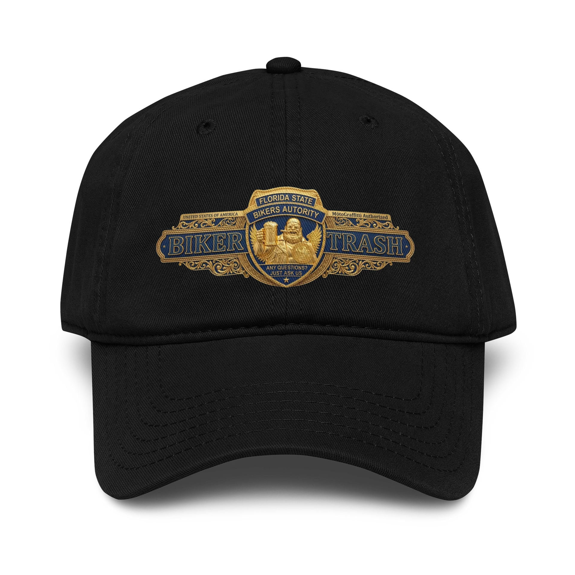 MötoGraffitti Florida State Biker Authority Official Cap product image (1)