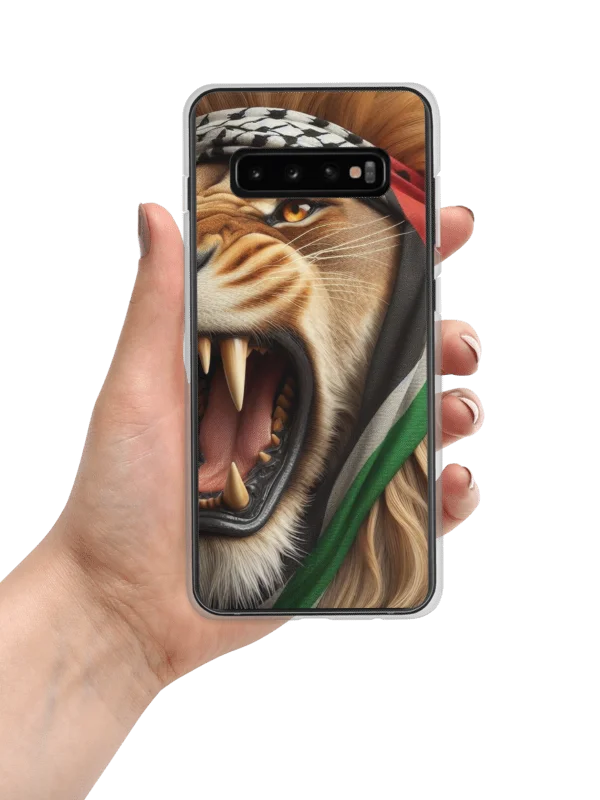 Roaring Lion Headscarf Samsung® Case | AI Design Free Palestina product image (7)