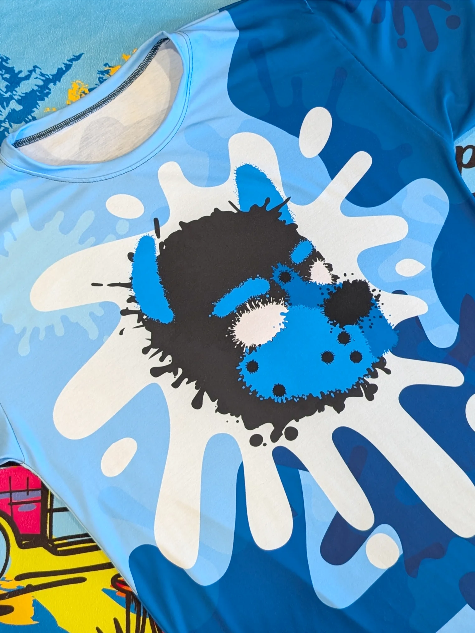 Chaos Splatter Shirt - Blue product image (5)