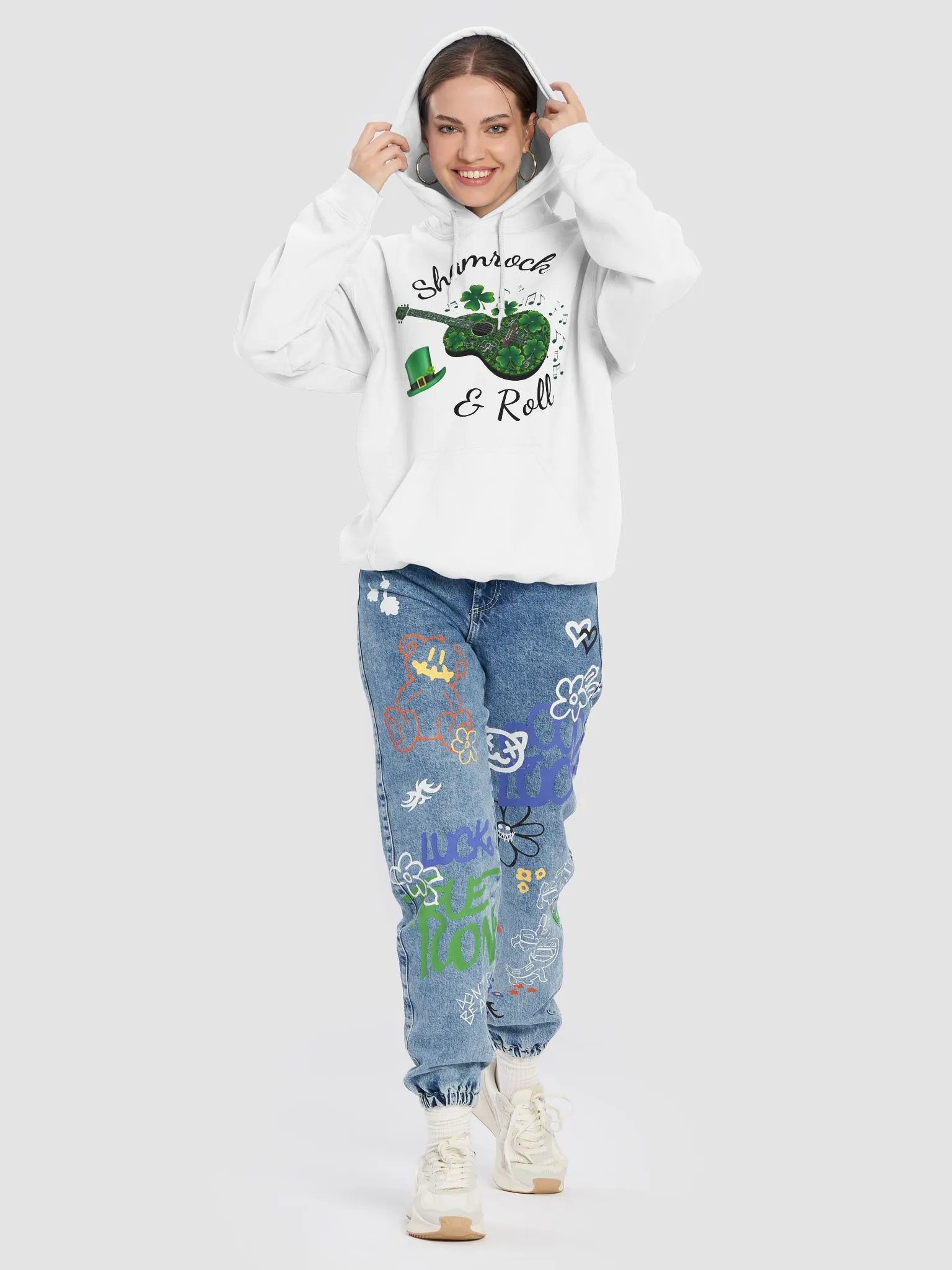 Shamrock & Roll Hoodie product image (6)