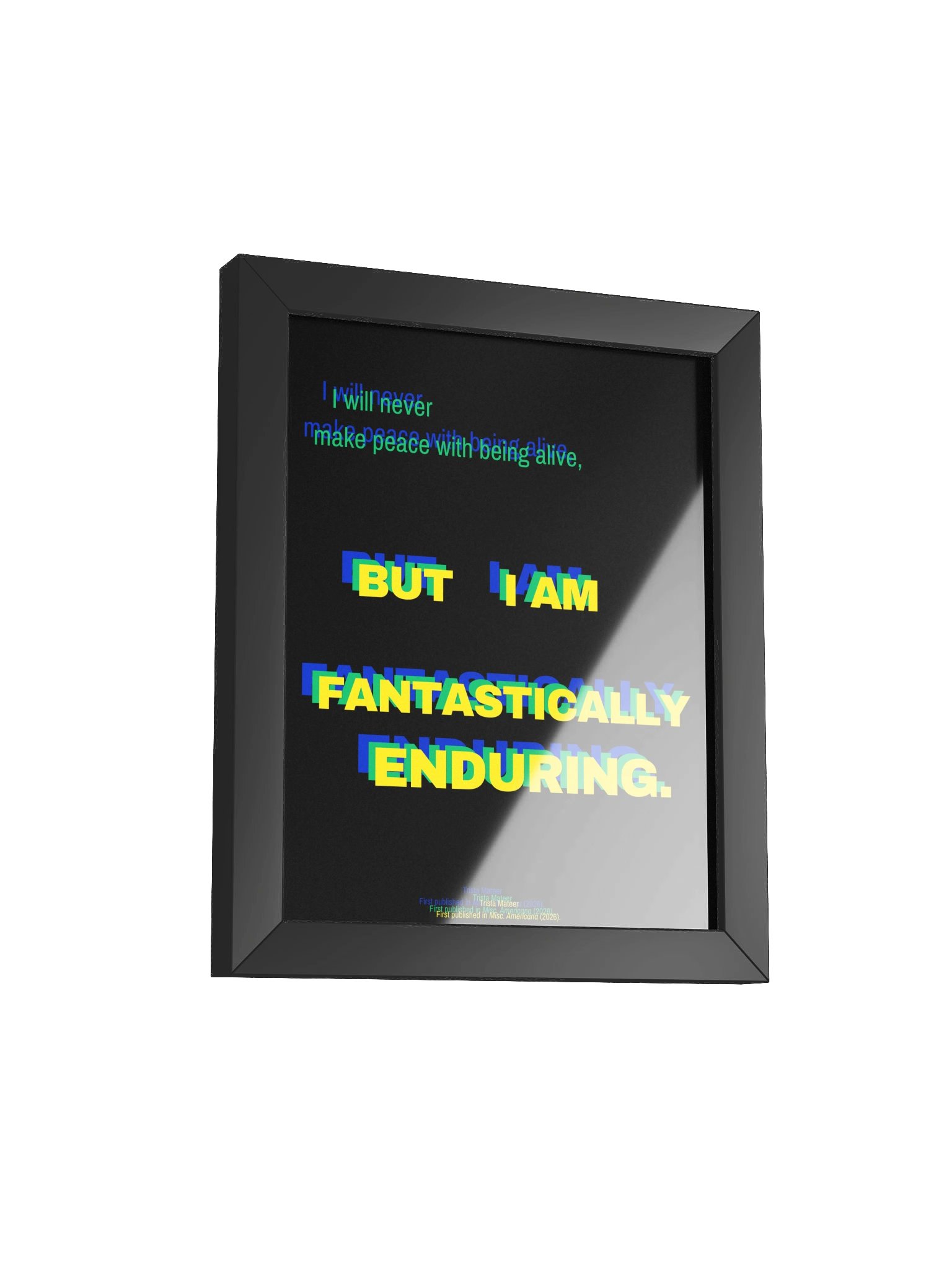 Framed Fantastically Enduring Print product image (24)
