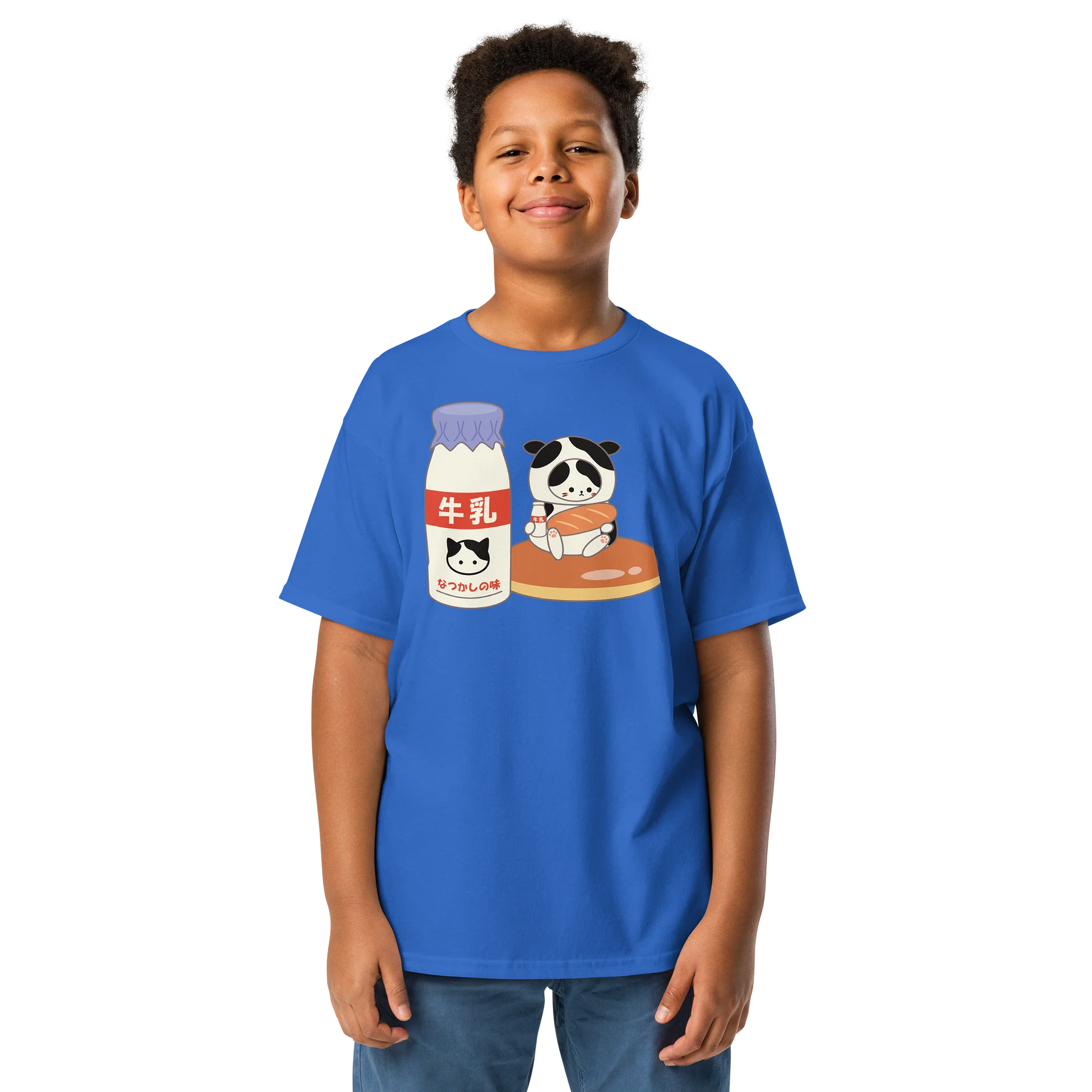 Milk Cat - Unisex Youth Heavyweight T-shirt product image (1)