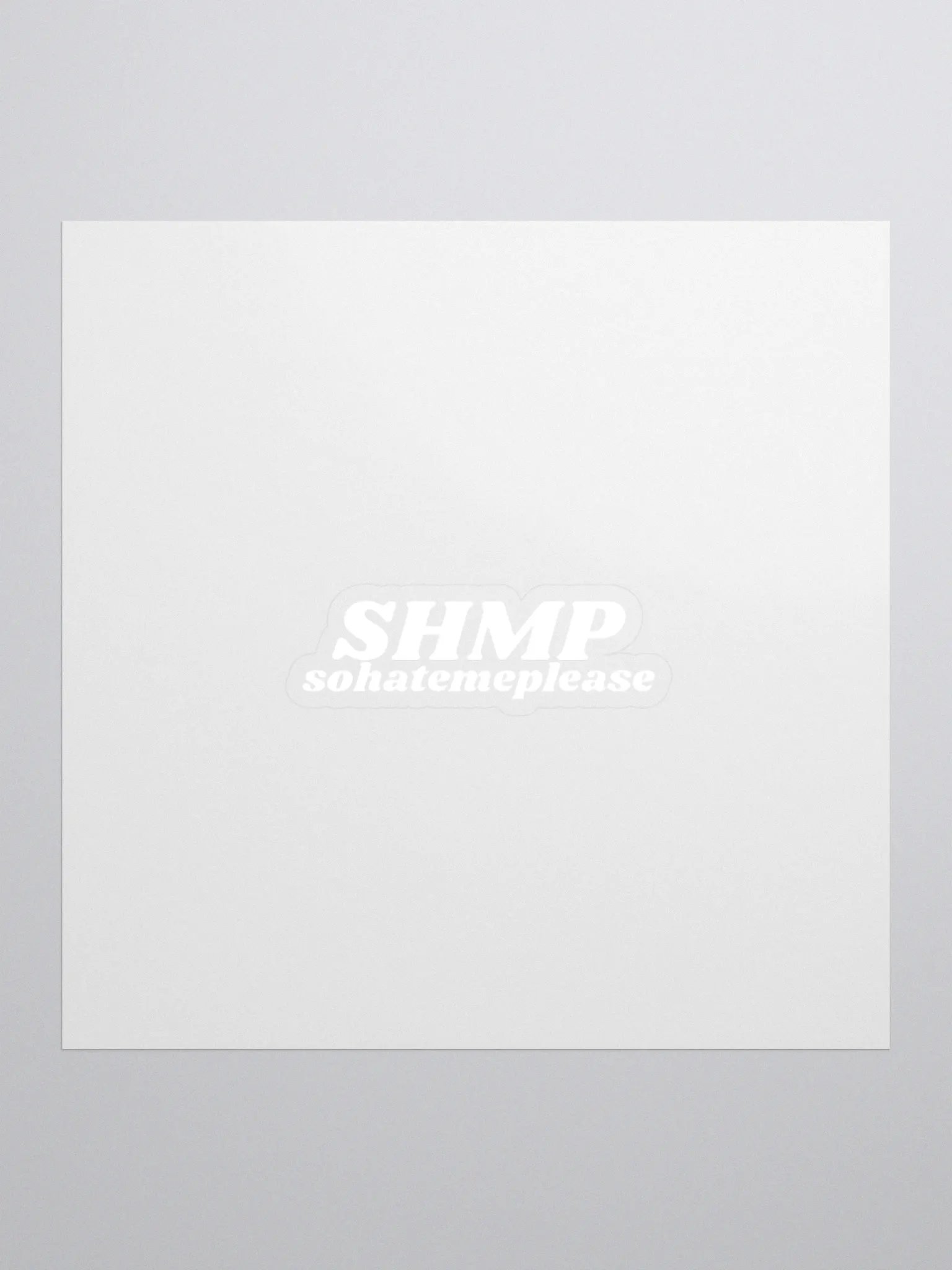 SHMP Sticker (white) product image (1)