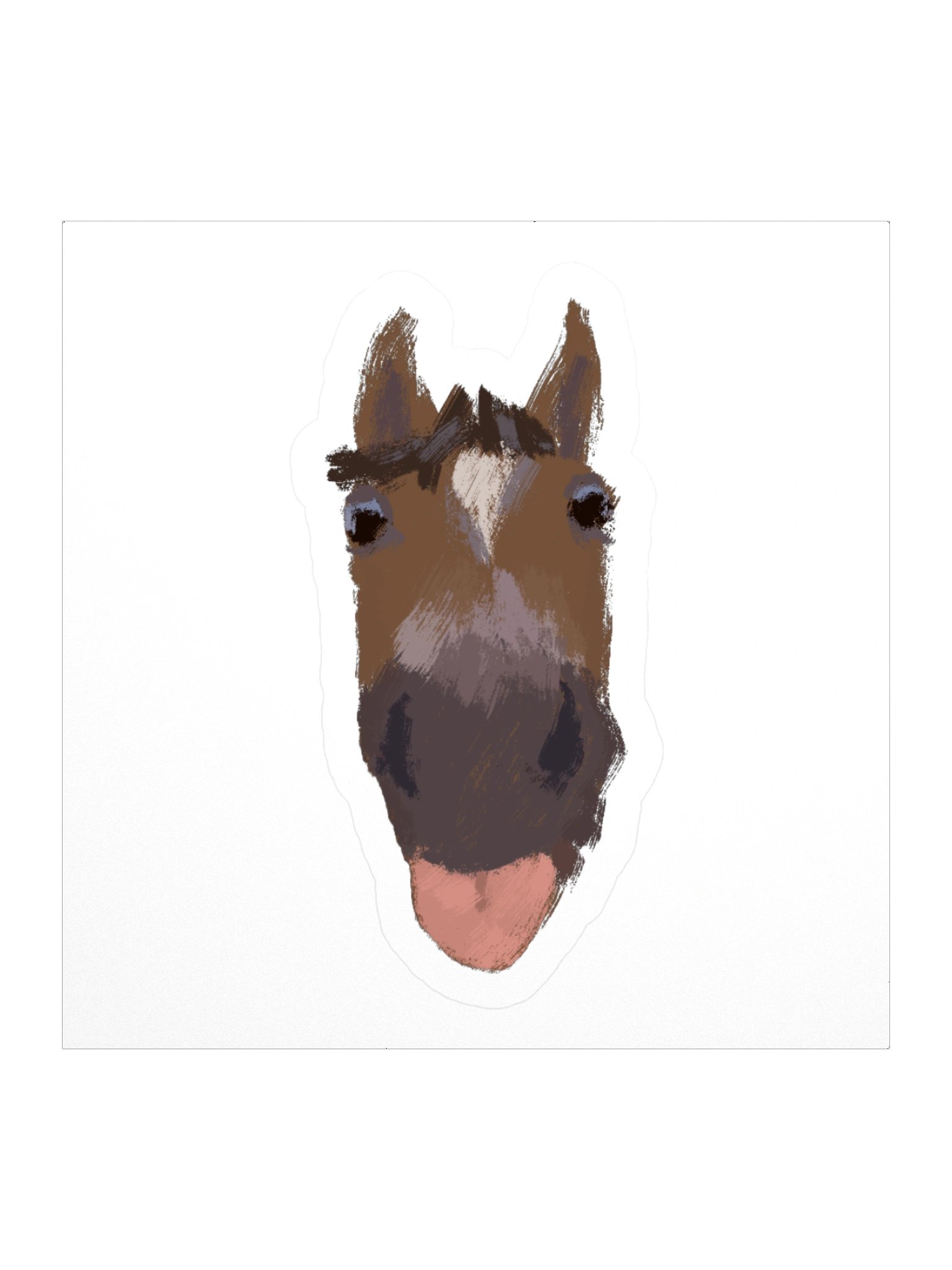 Just a horse (sticker) product image (1)