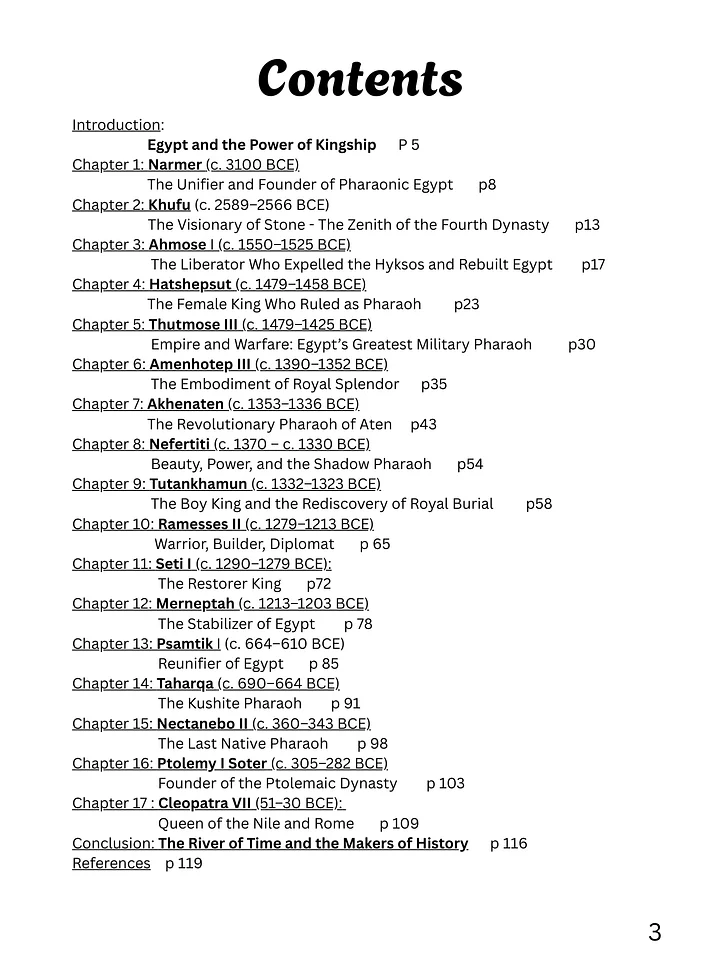 Kings and Queens of Egypt - The Makers of Civilization product image (2)
