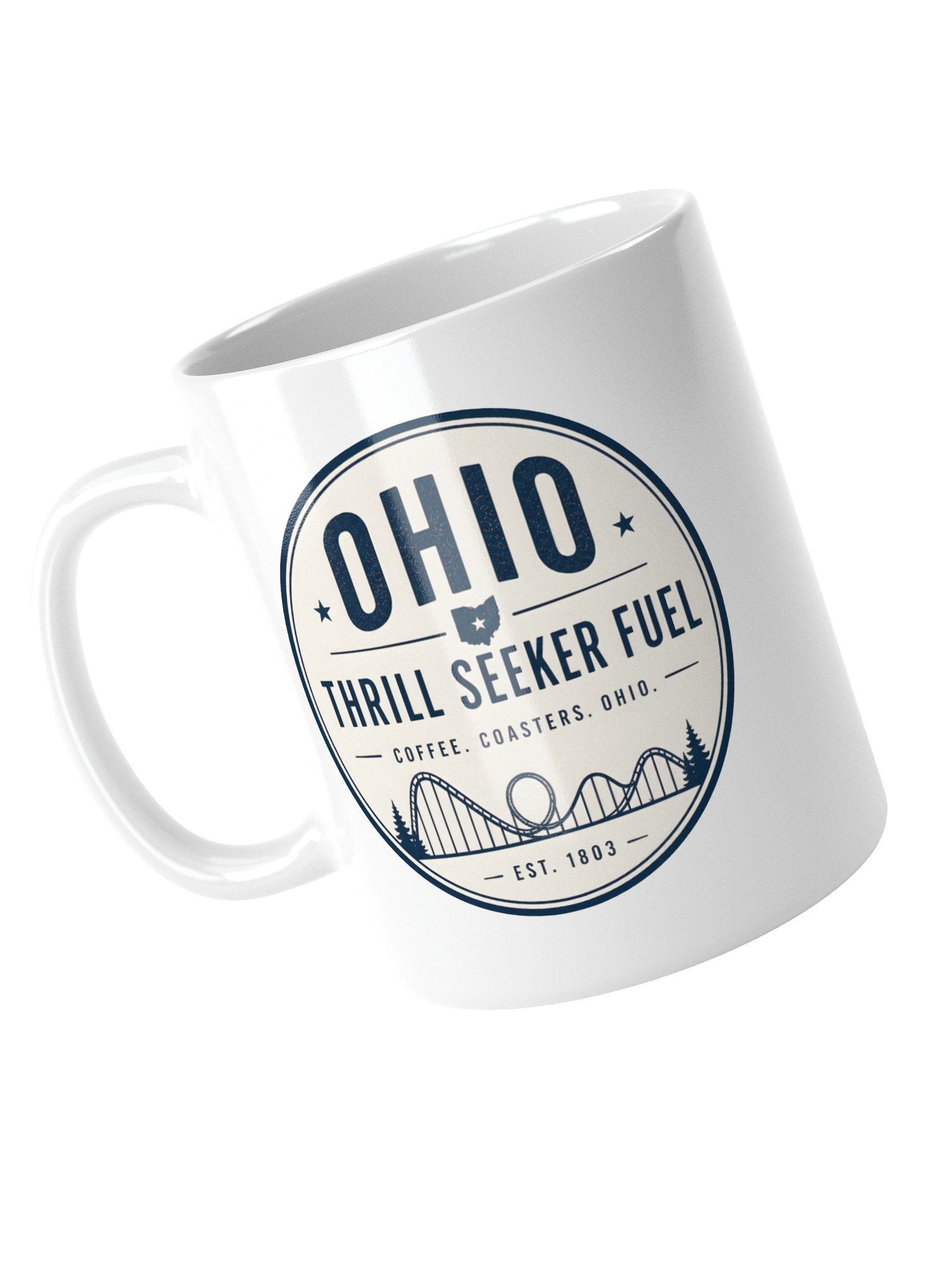 Ohio Thrill Seeker Fuel Mug – Roller Coaster Coffee Cup for Adventure Lovers product image (13)