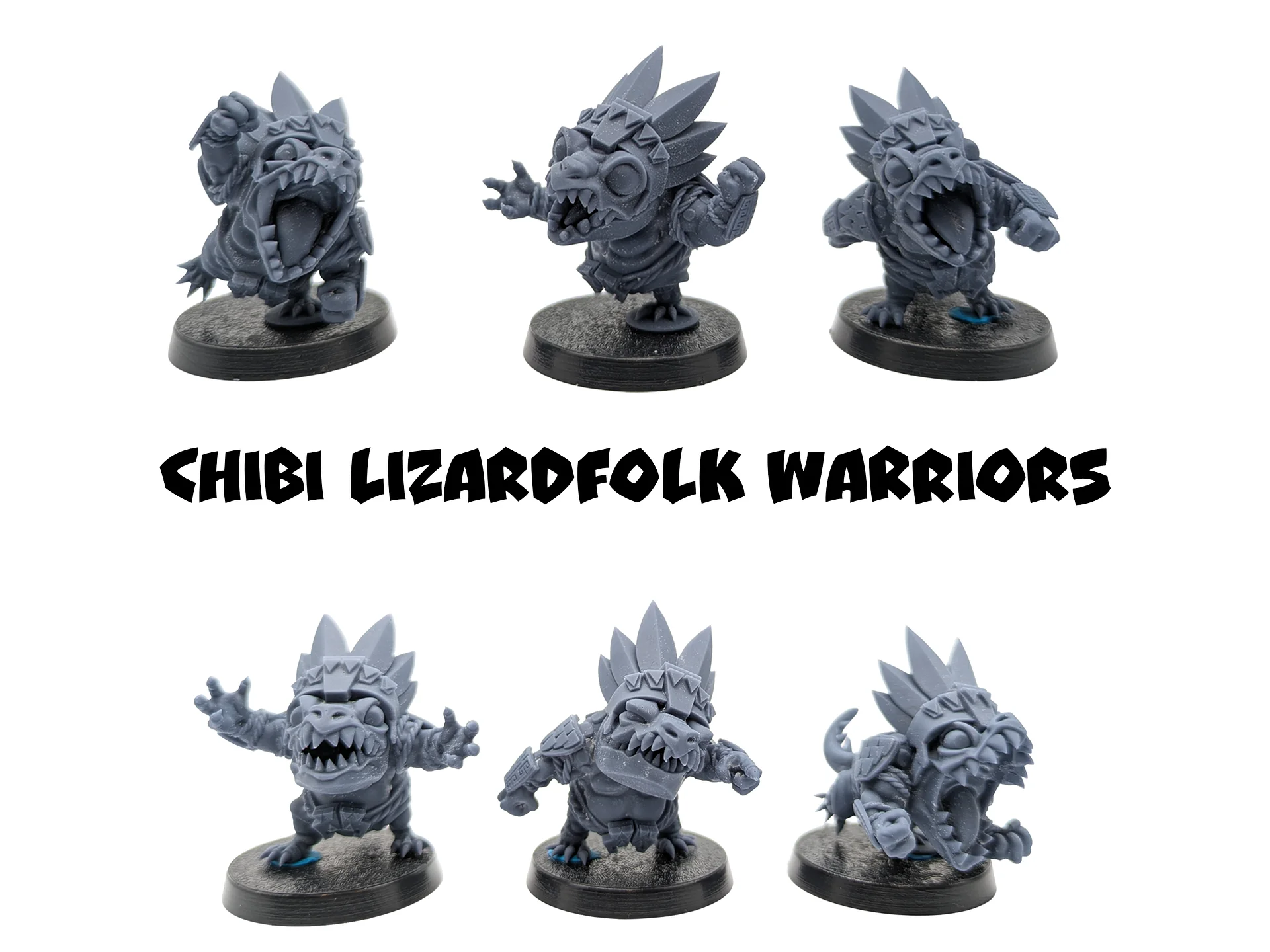 Chibi Lizardfolk Fantasy Football Team - Realm of Paths product image (3)