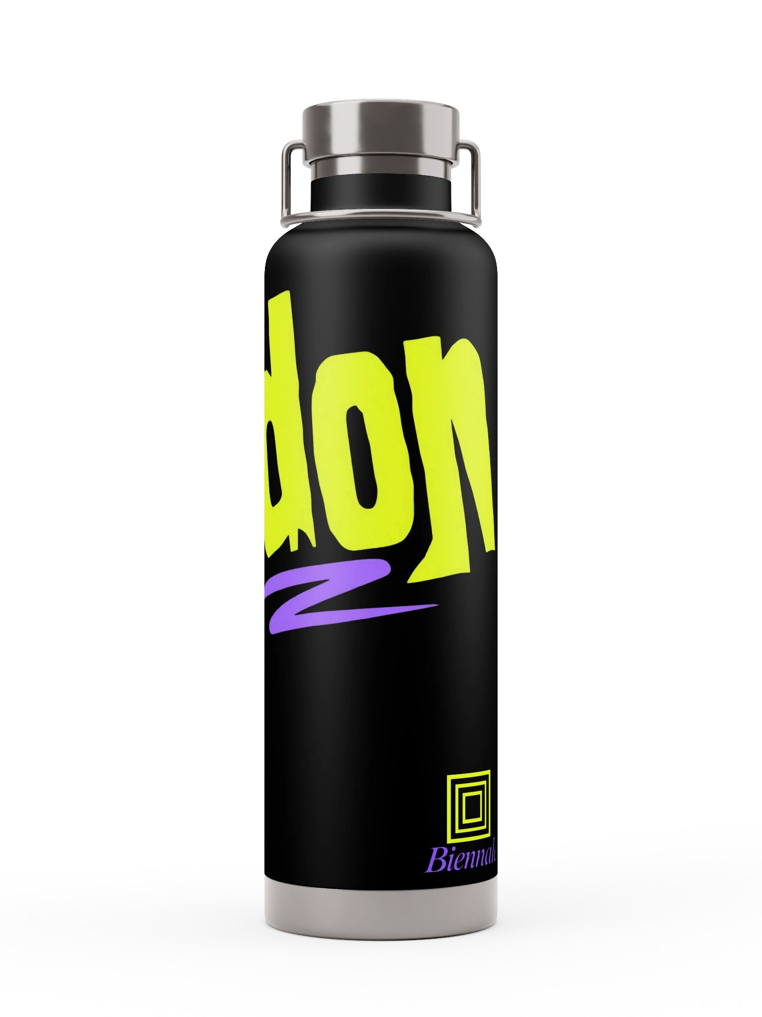 London Yellow Typographic Bottle by Biennale product image (2)