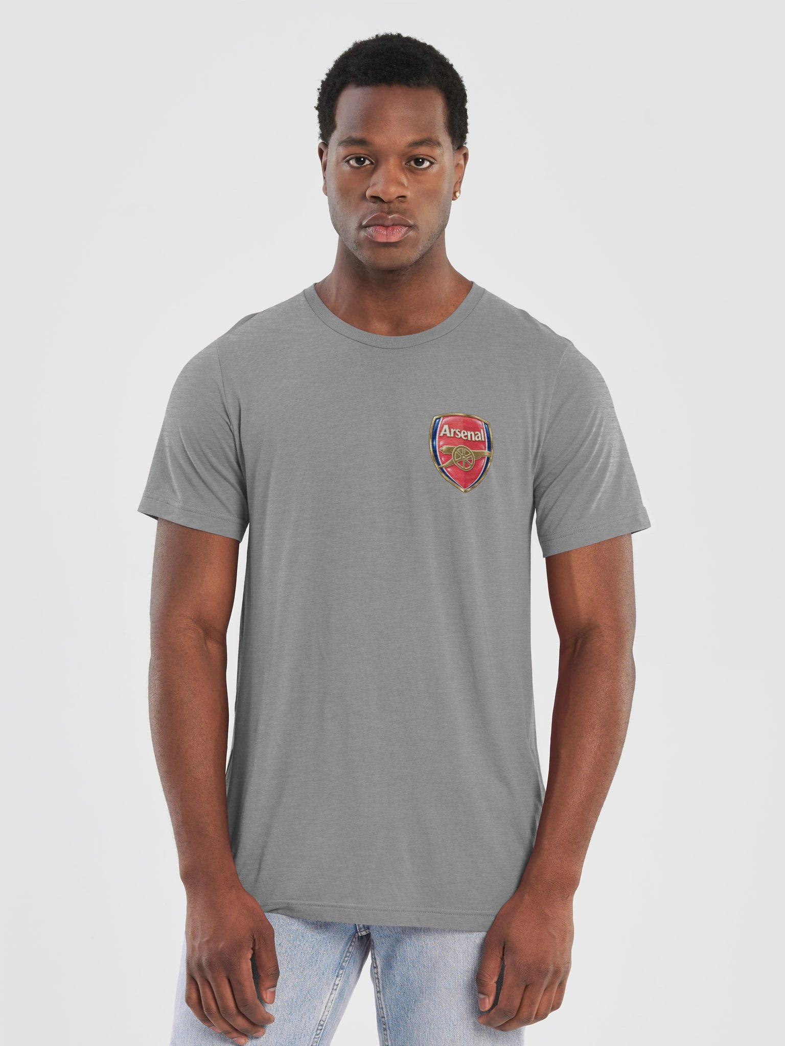 Arsenal Crest Black Triblend Tee product image (1)