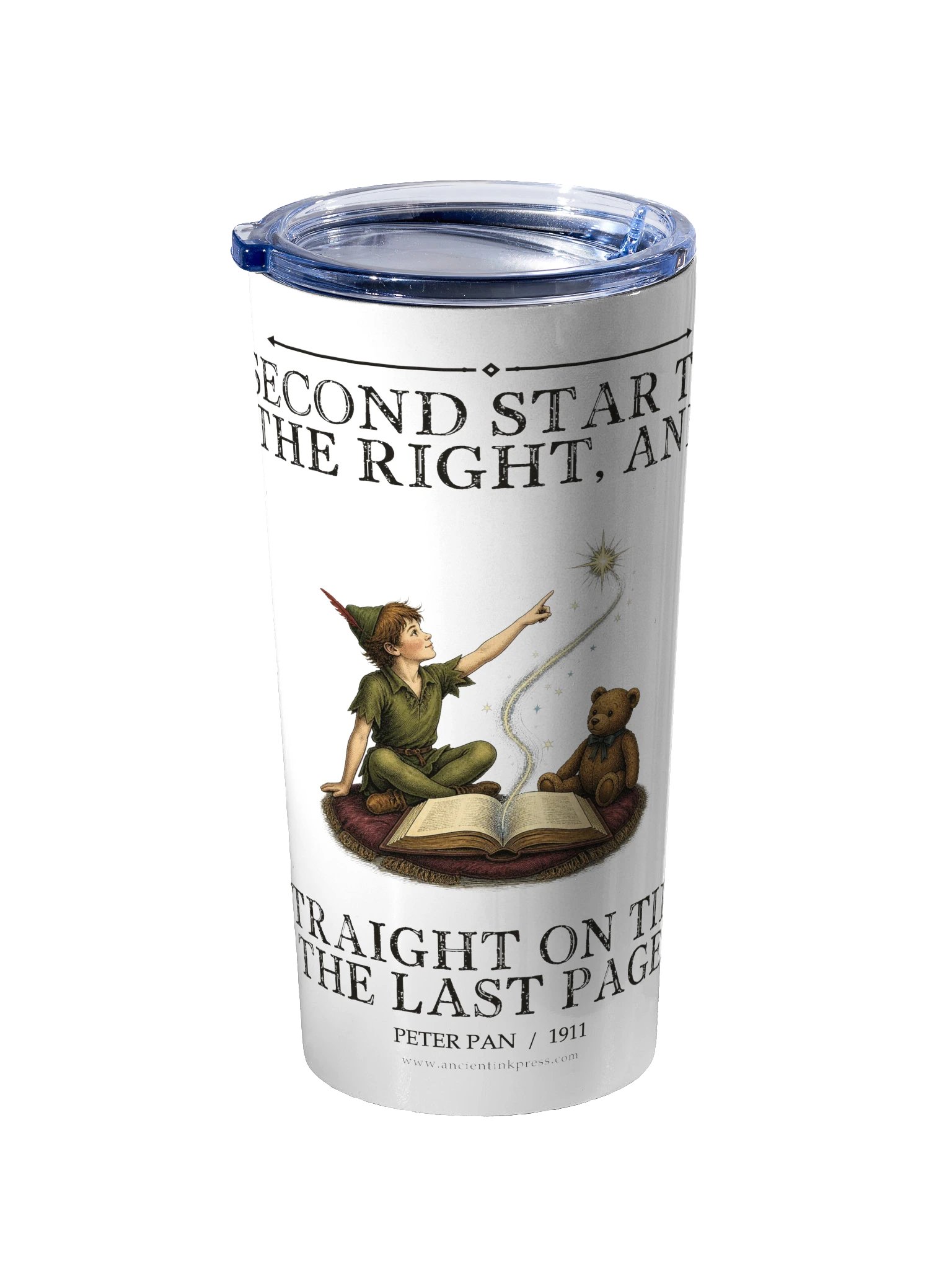 Second Star Right Straight On Till Last -- Peter Pan 20oz Tumbler product image (2)