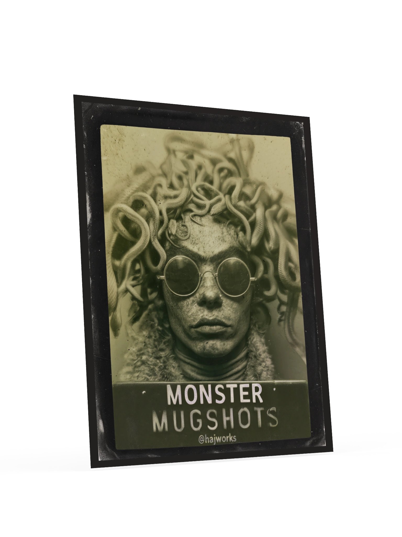 Monster Mugshots No. 009 — Matte Art Print product image (4)