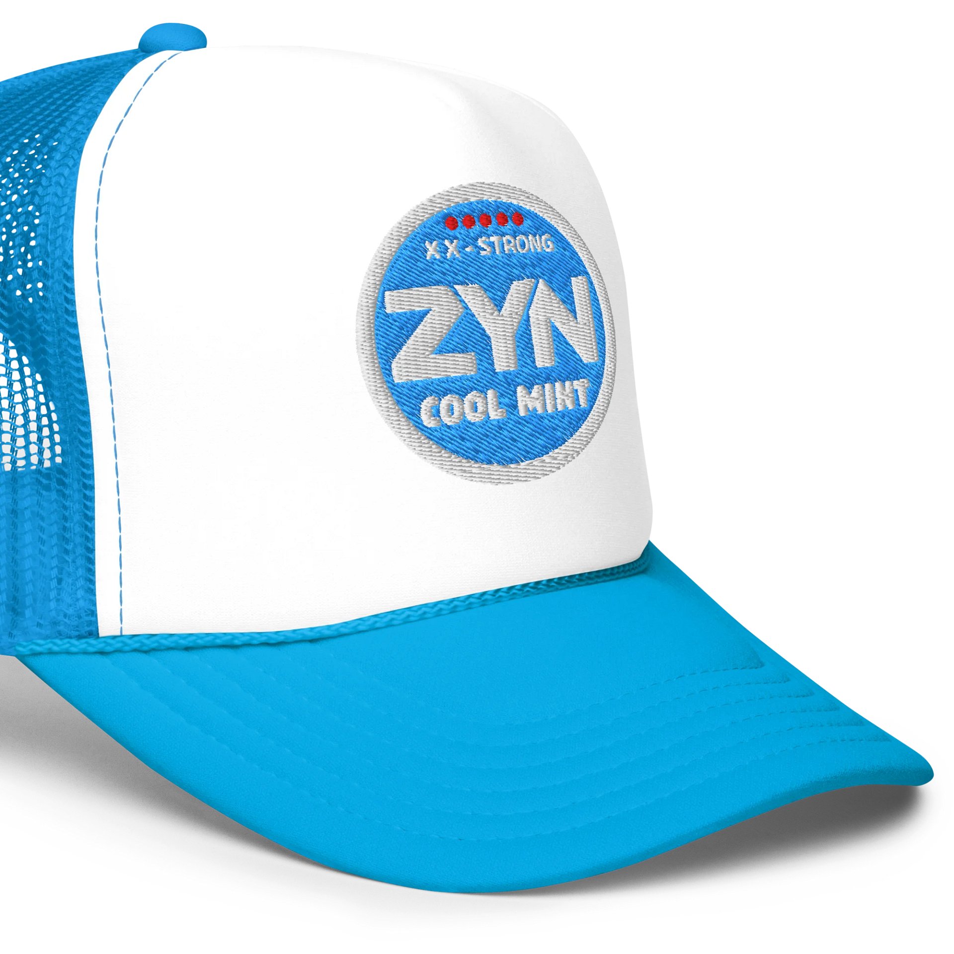 XX-STRONG ZYN COOL MINT Foam Trucker Hat product image (17)