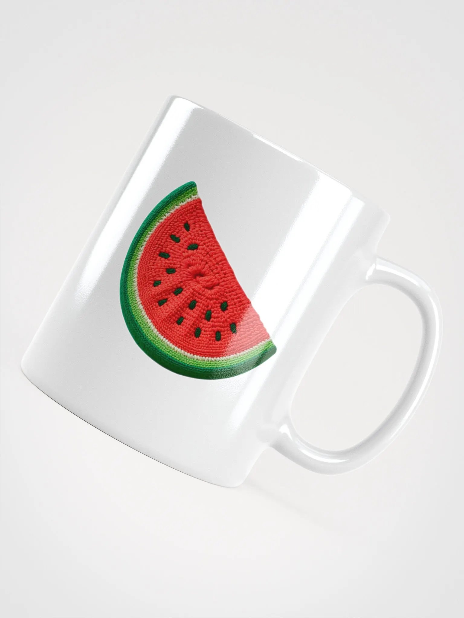 CozyAvocado White Glossy Mug Watermelon #1 product image (4)